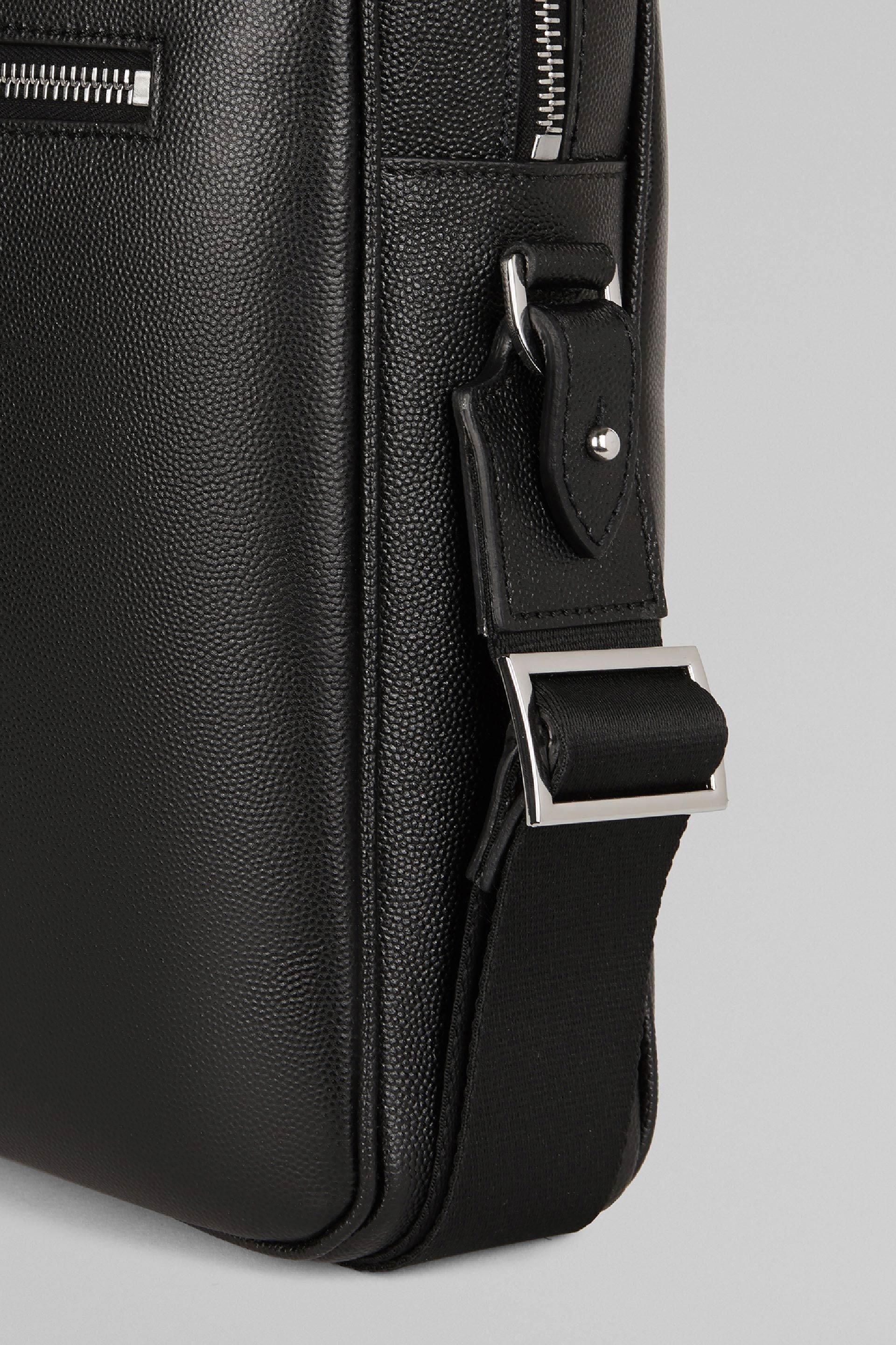 Boggi Milano - Black Caviar Leather Briefcase