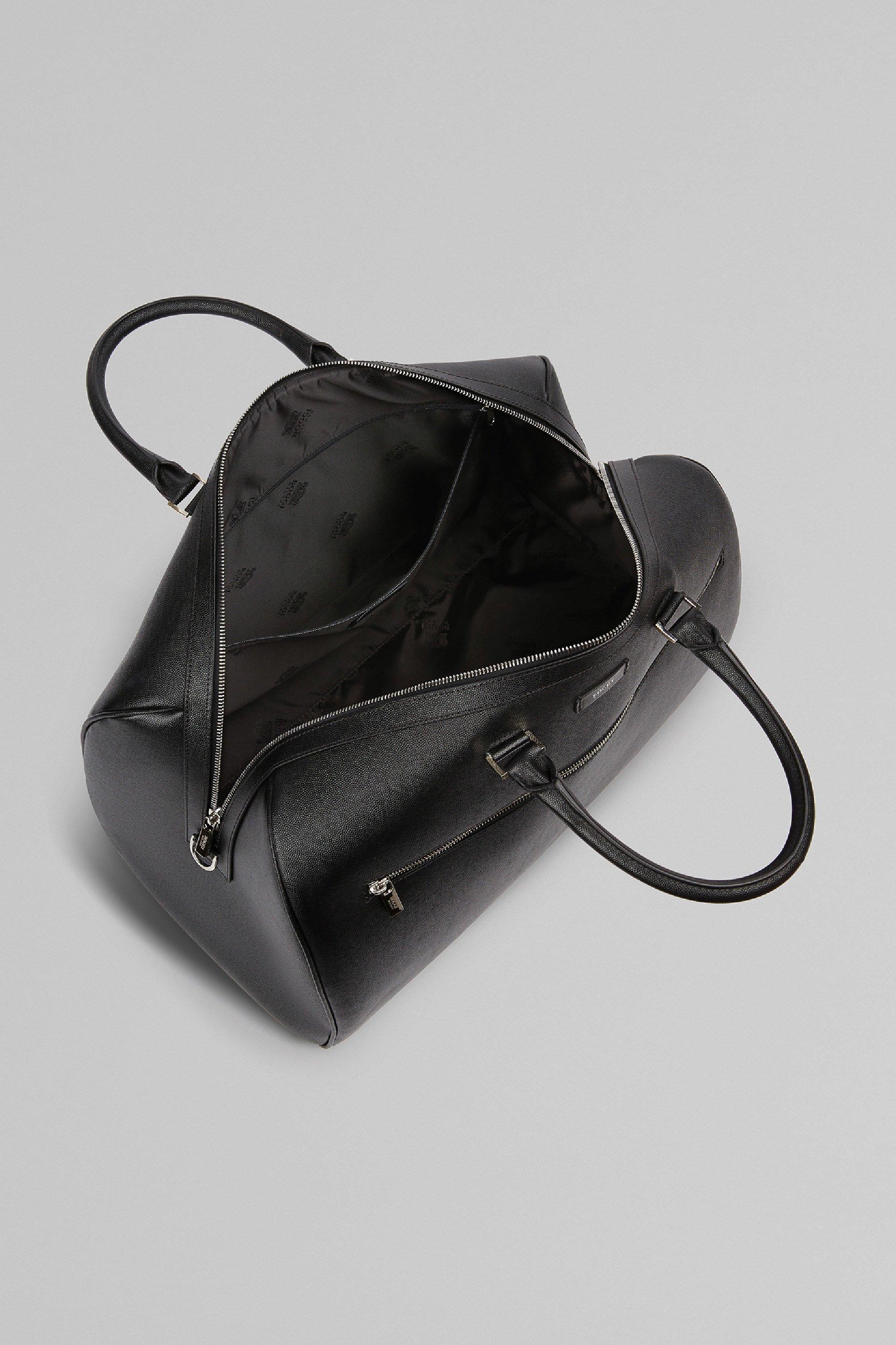 Boggi Milano - Black Caviar Leather Travel Bag