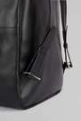 Boggi Milano - حقيبة ظهر جلد سوداء
