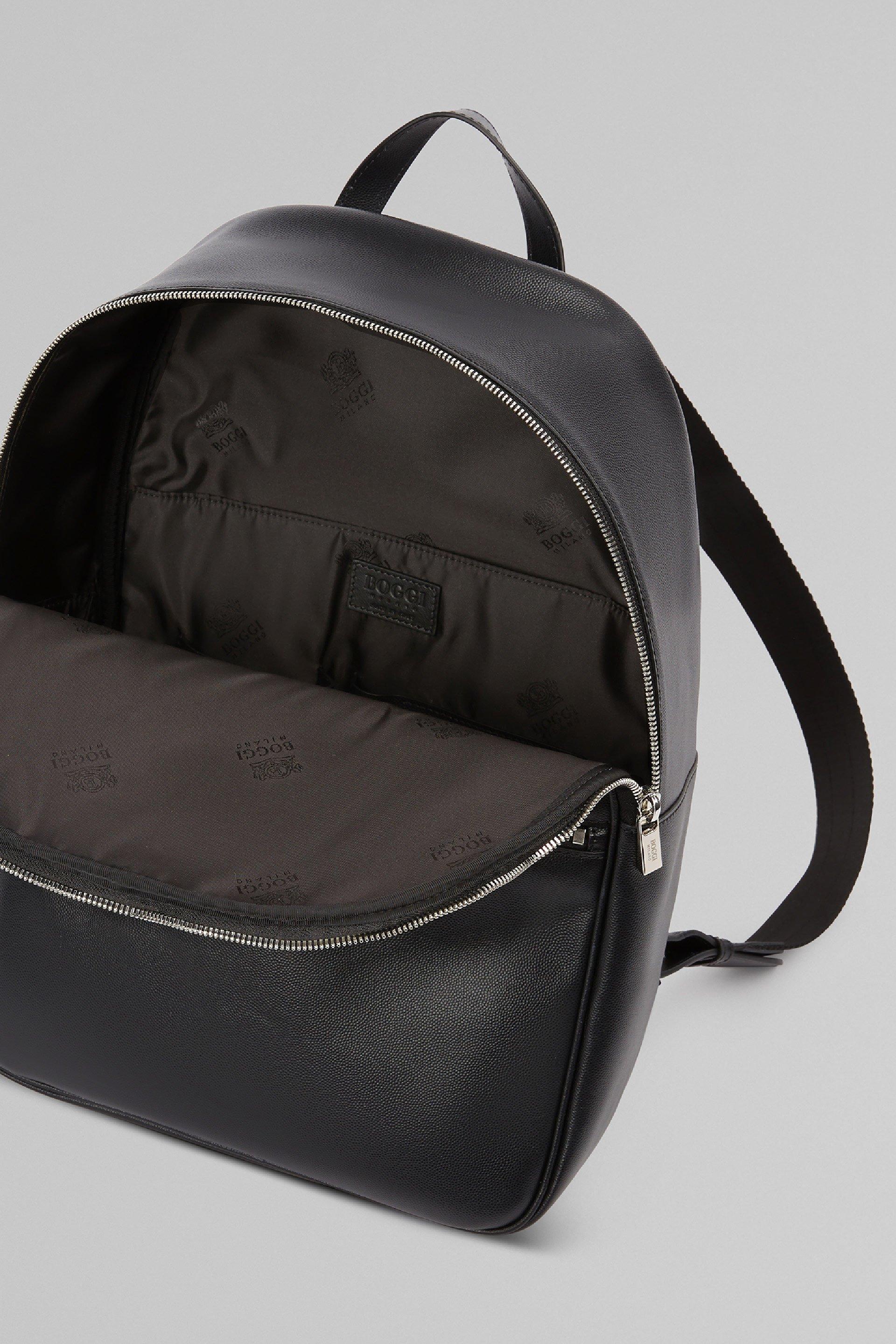 Boggi Milano - Black Caviar Leather Backpack