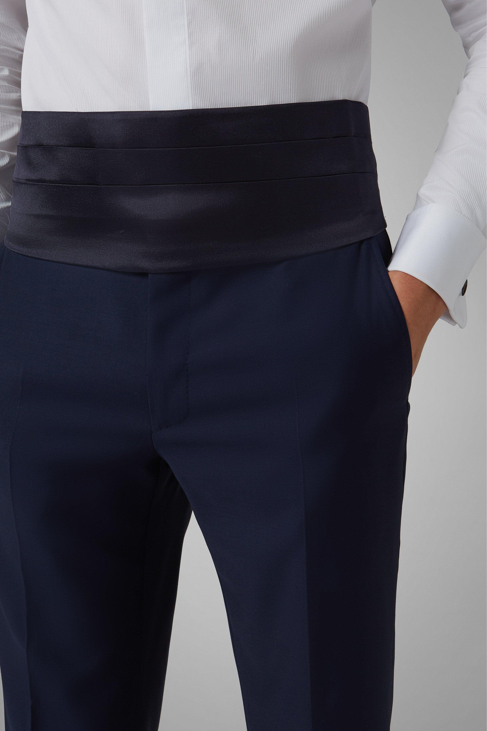 حزام خصر ساتان أزرق, , medium