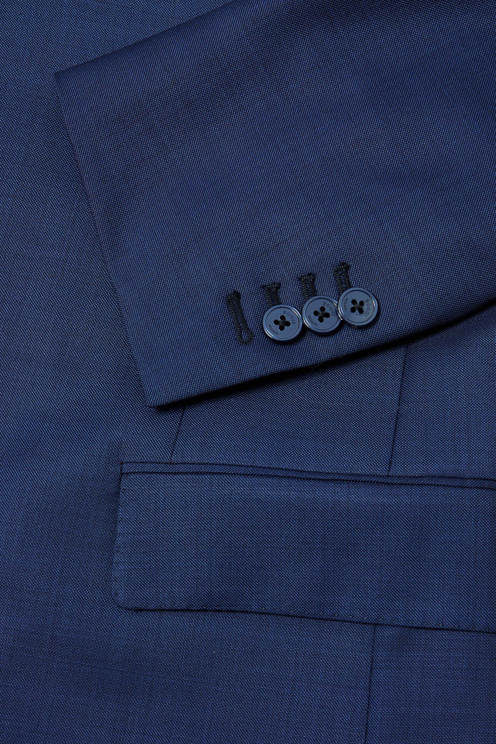 جاكيت بدلة سليم من الصو" أزرق, Blue, large image number 10