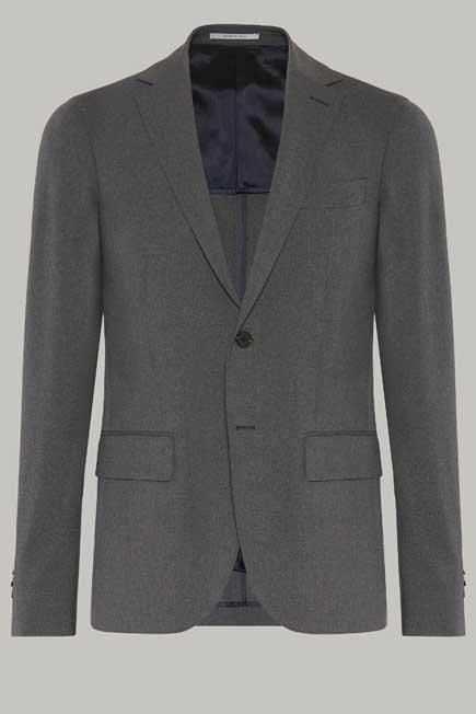 Boggi Milano - Grey Slim Wool Milano Suit Jacket