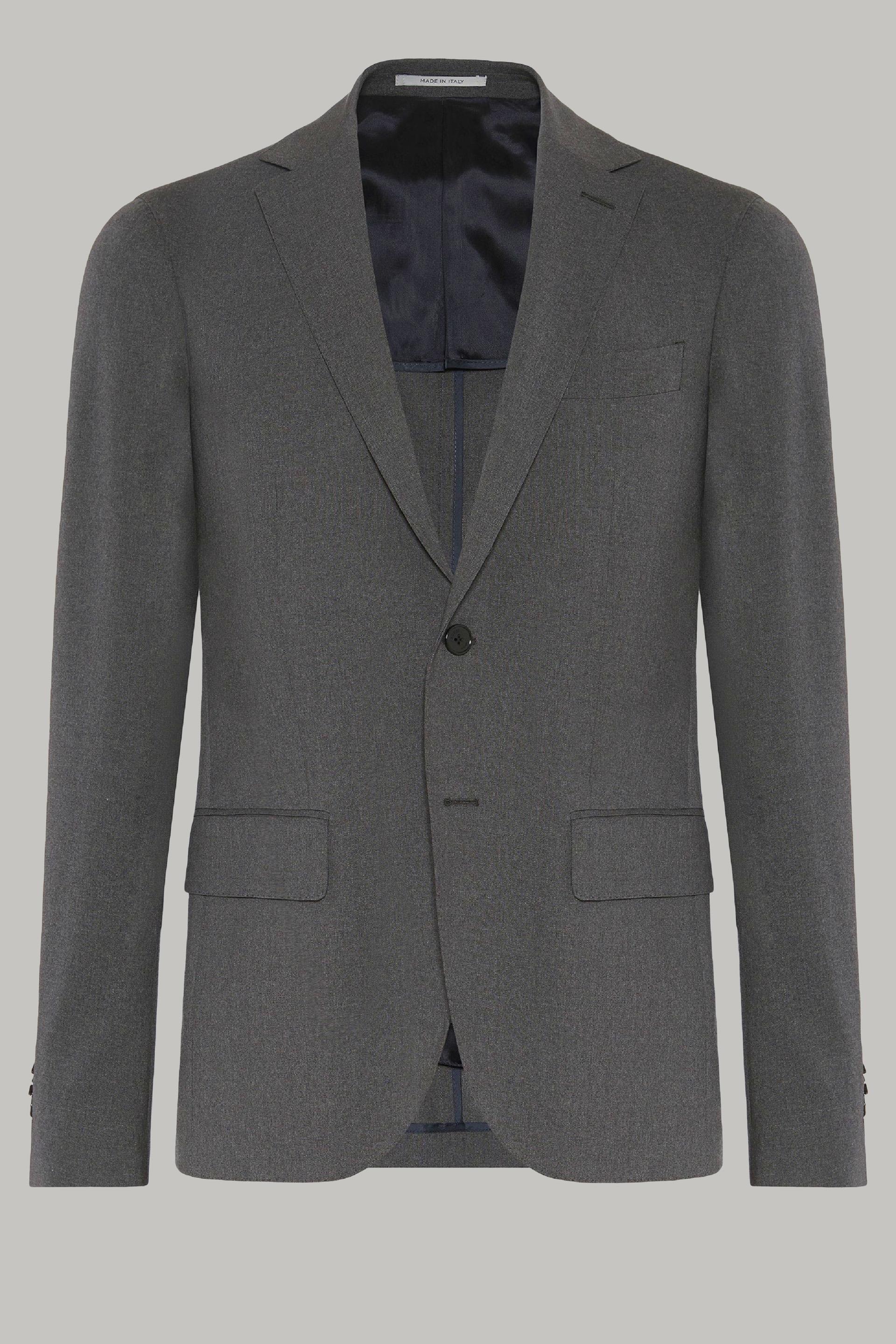 Grey Wool Slim Jacket, , large image number 9