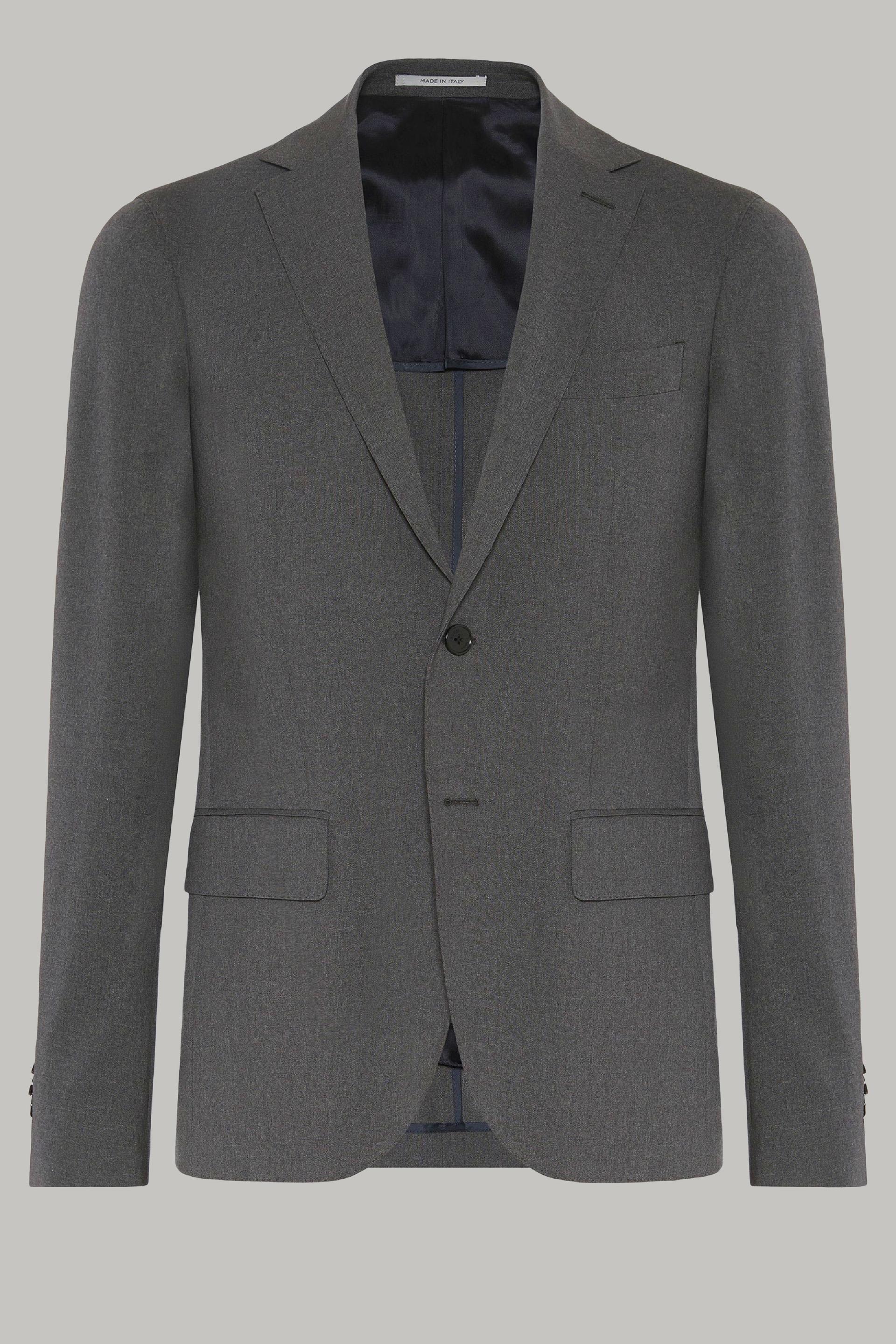 Wool Slim Jacket Grey, Grey, large image number 11
