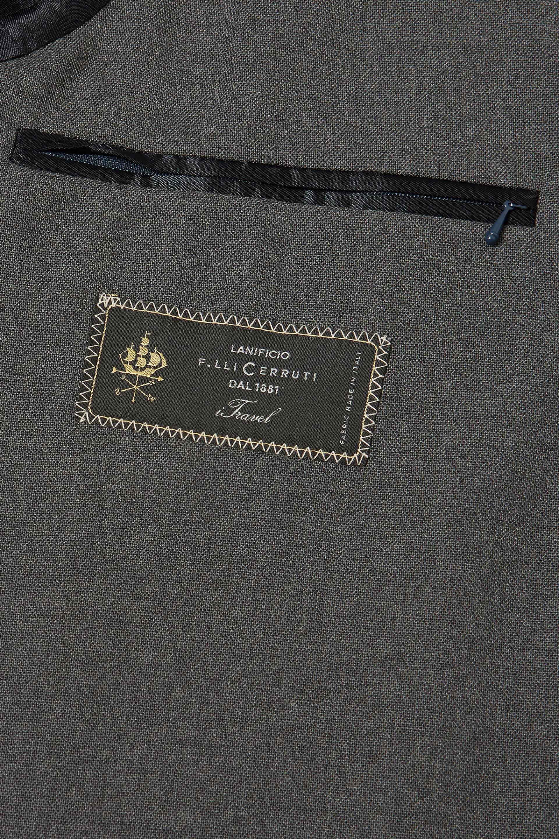 Wool Slim Jacket Grey, Grey, large image number 12