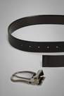 Boggi Milano - Black Reversible Caviar Leather Belt