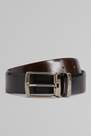 Boggi Milano - Black Reversible Glossy Leather Belt
