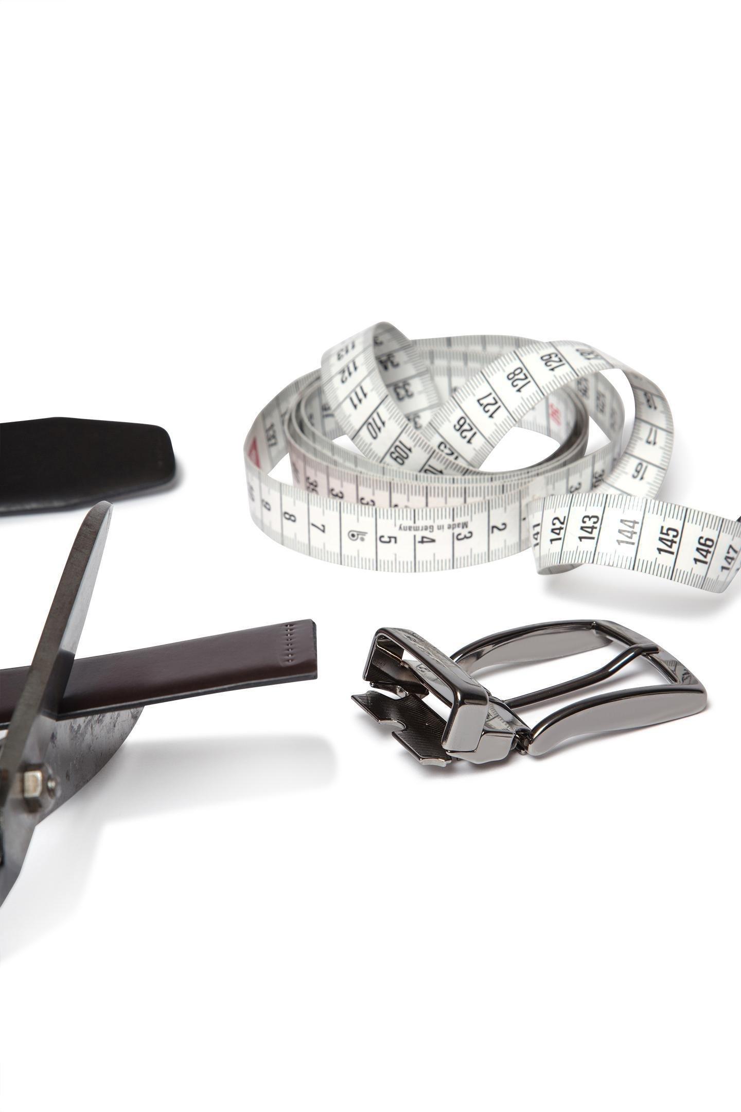 Black Reversible Glossy Leather Belt, , large image number 4