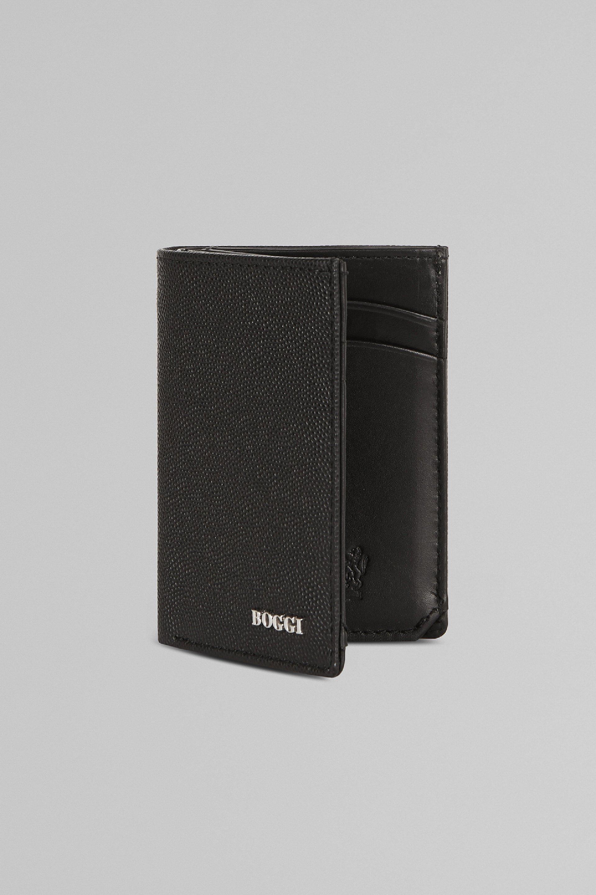 Black Caviar Leather Card Holder, , large image number 0