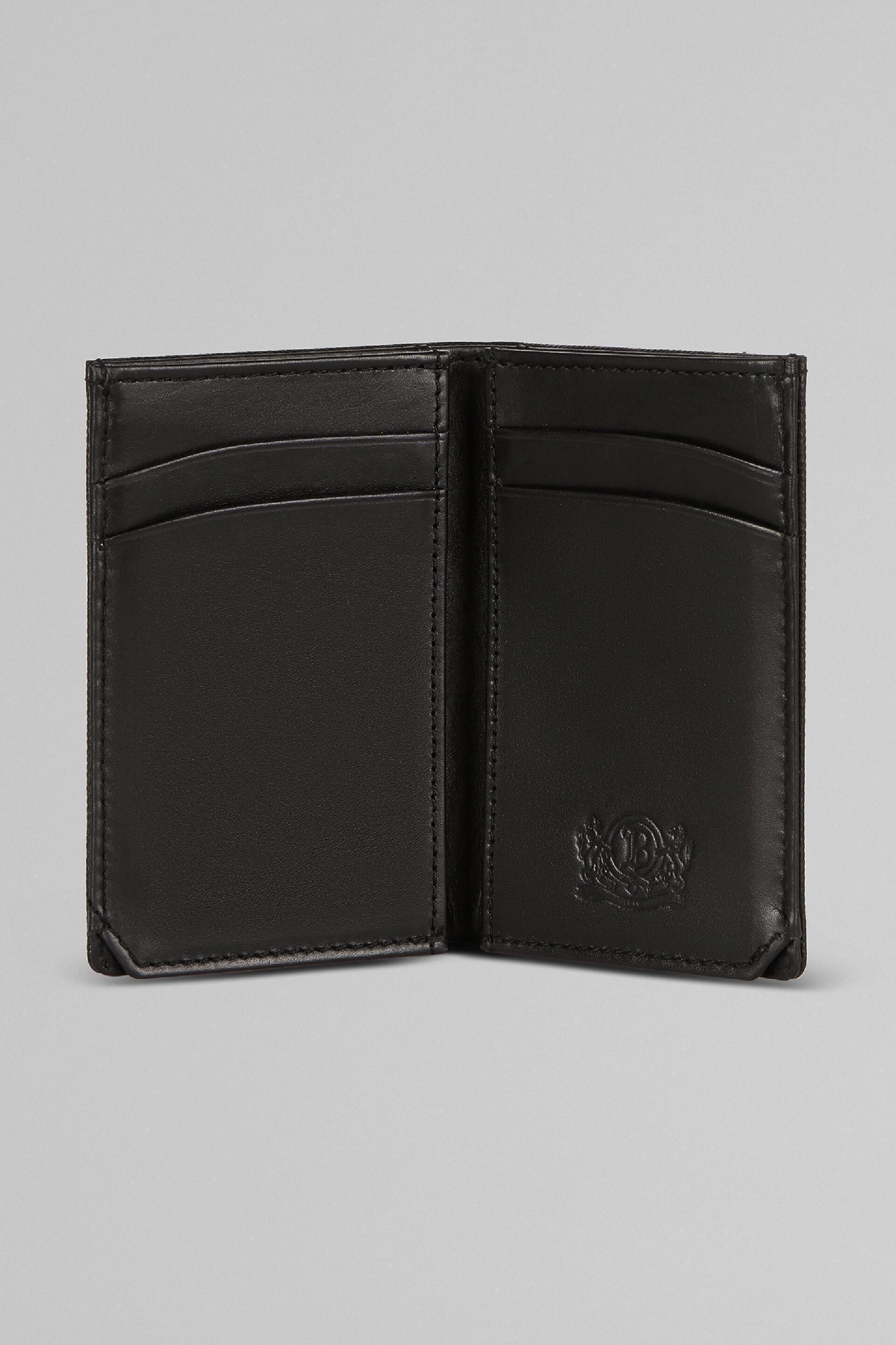 Caviar Leather Card Holder Black, 3901_NERO, large image number 4