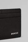 Boggi Milano - Black Caviar Leather Card Holder For Men