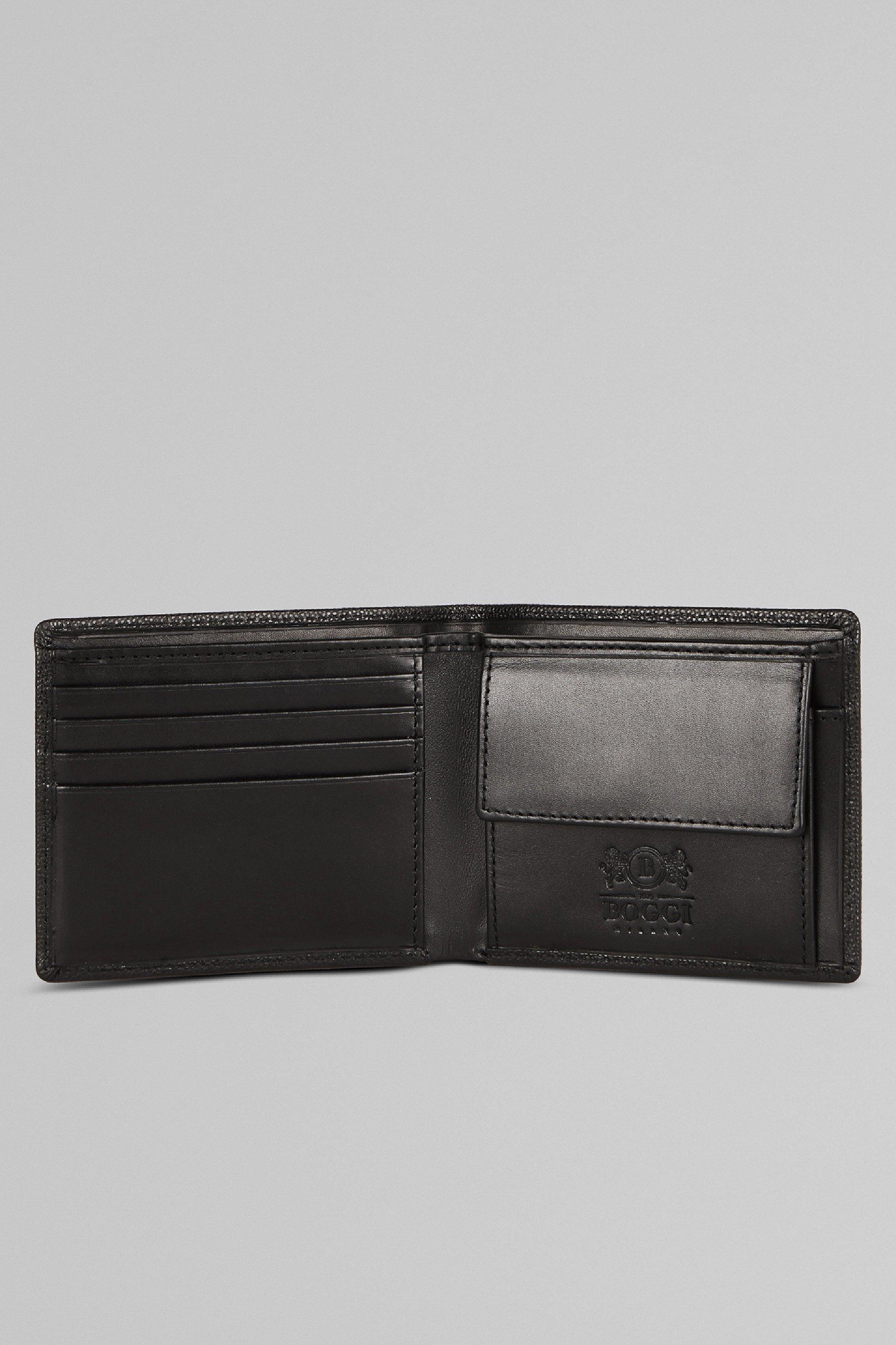 Caviar Leather Coin Purse Black, Black, large image number 6