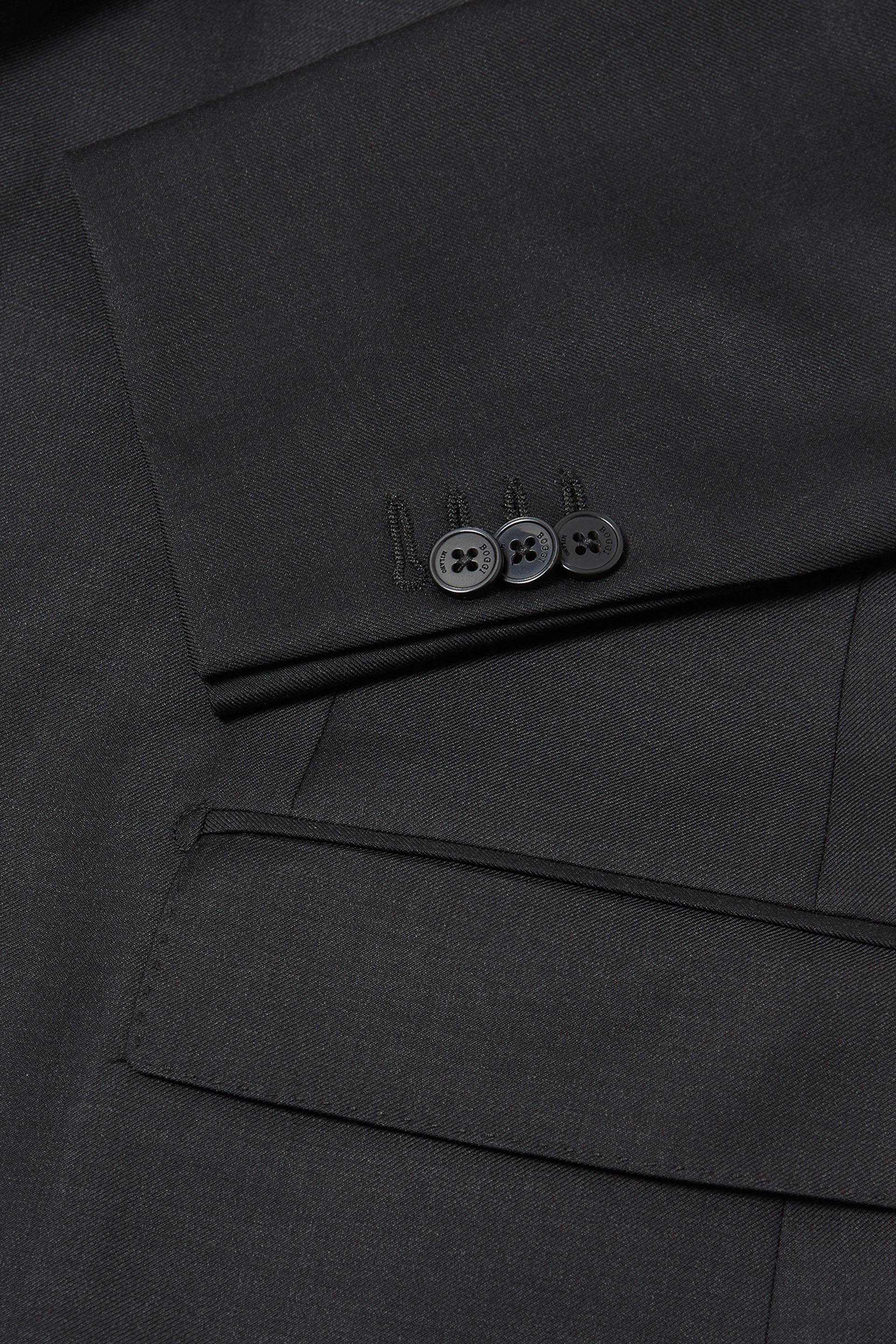 Grey Anthracite Super 130 Wool Jacket, , large image number 4