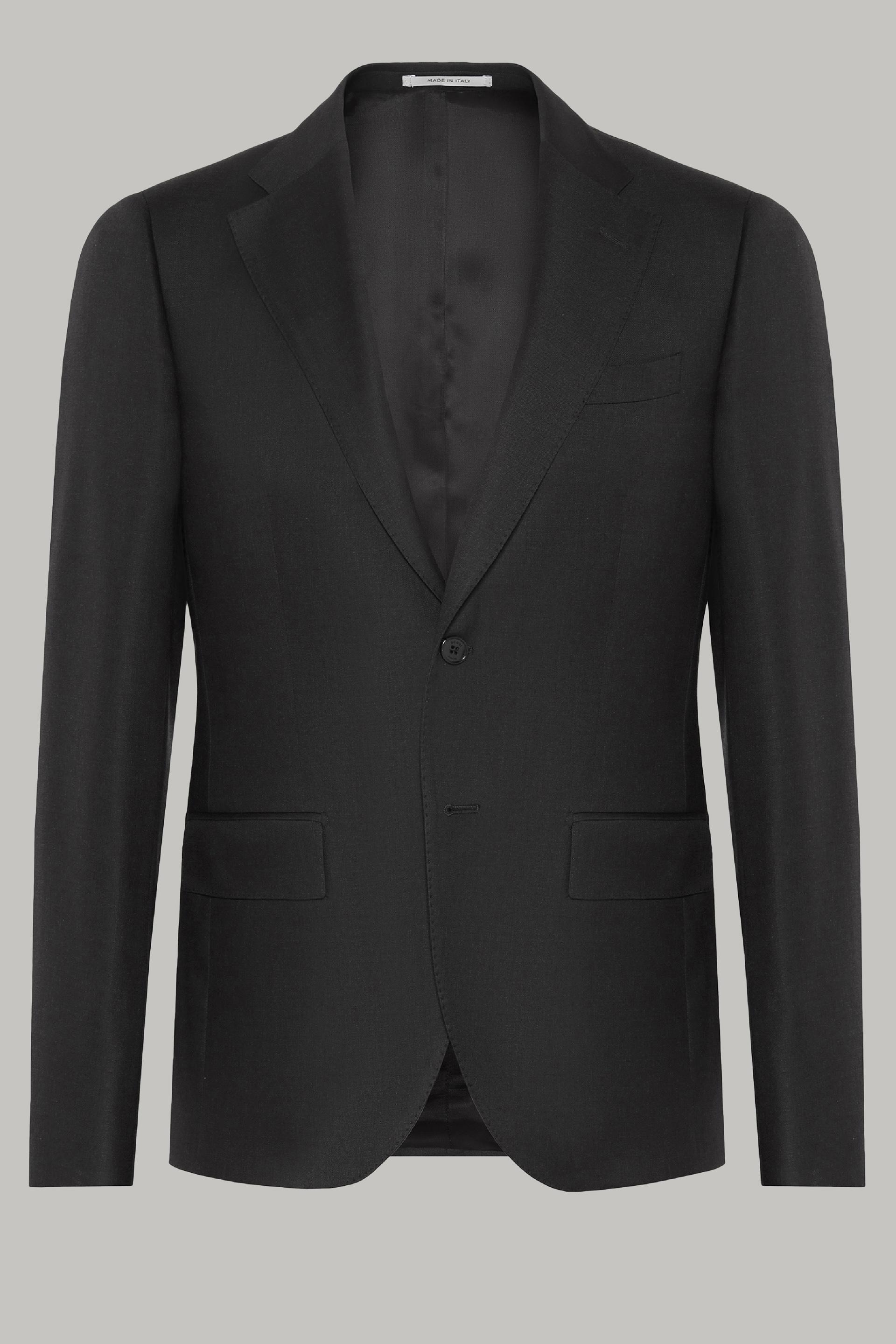 Boggi Milano - Grey Anthracite Super 130 Wool Jacket