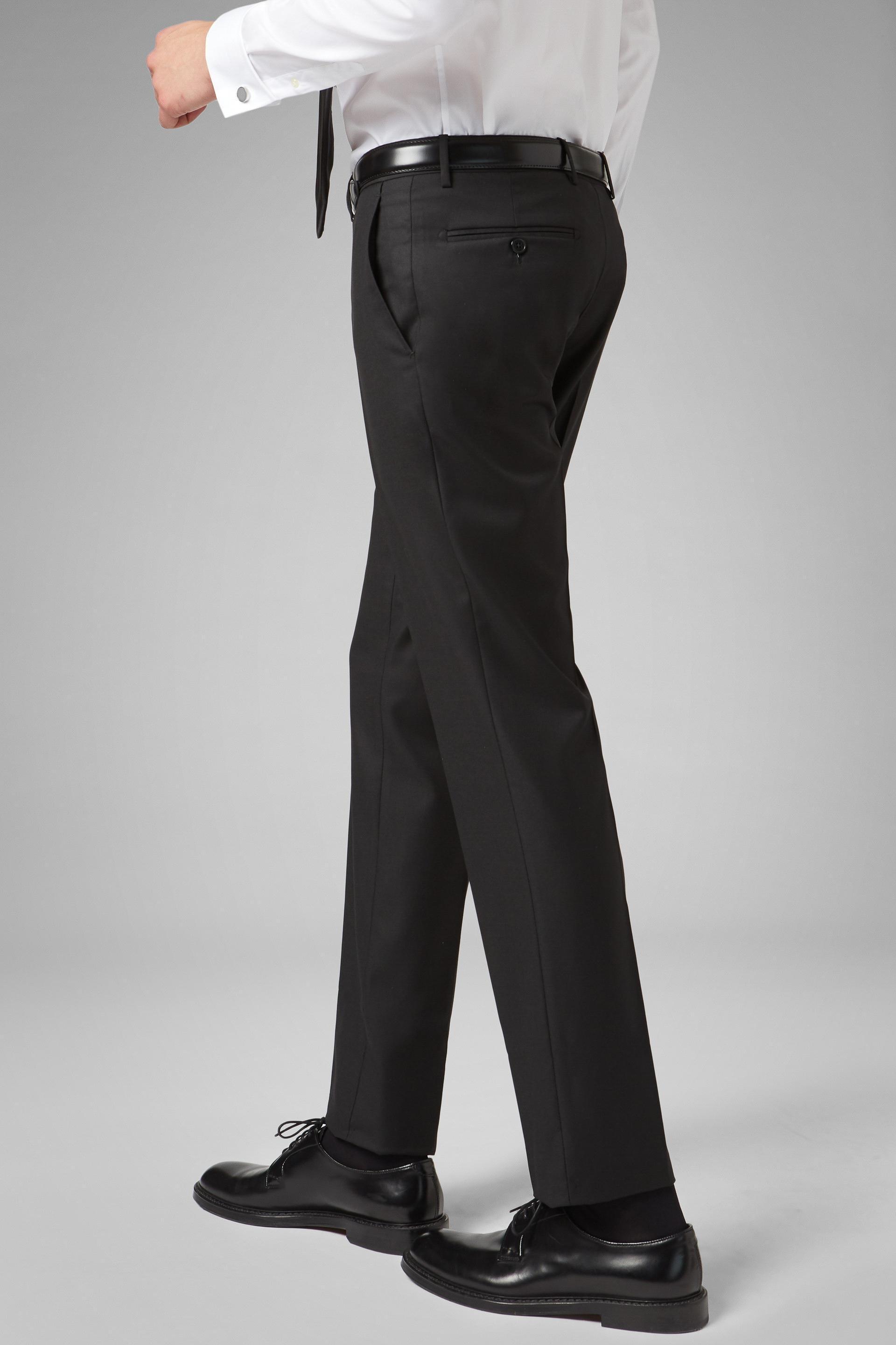 Grey Super 130 Wool Trousers, , large image number 0