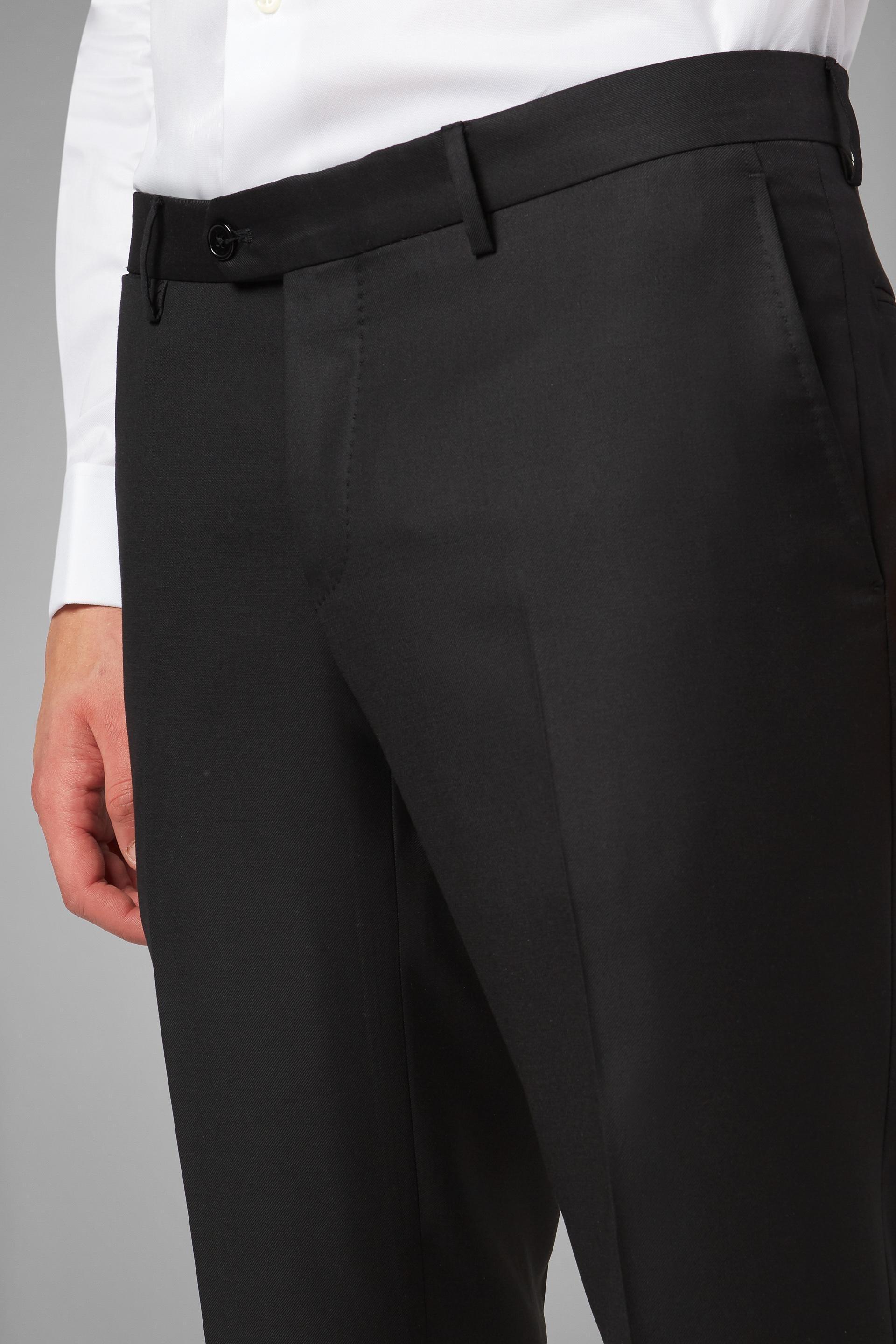 Grey Super 130 Wool Trousers, , large image number 1