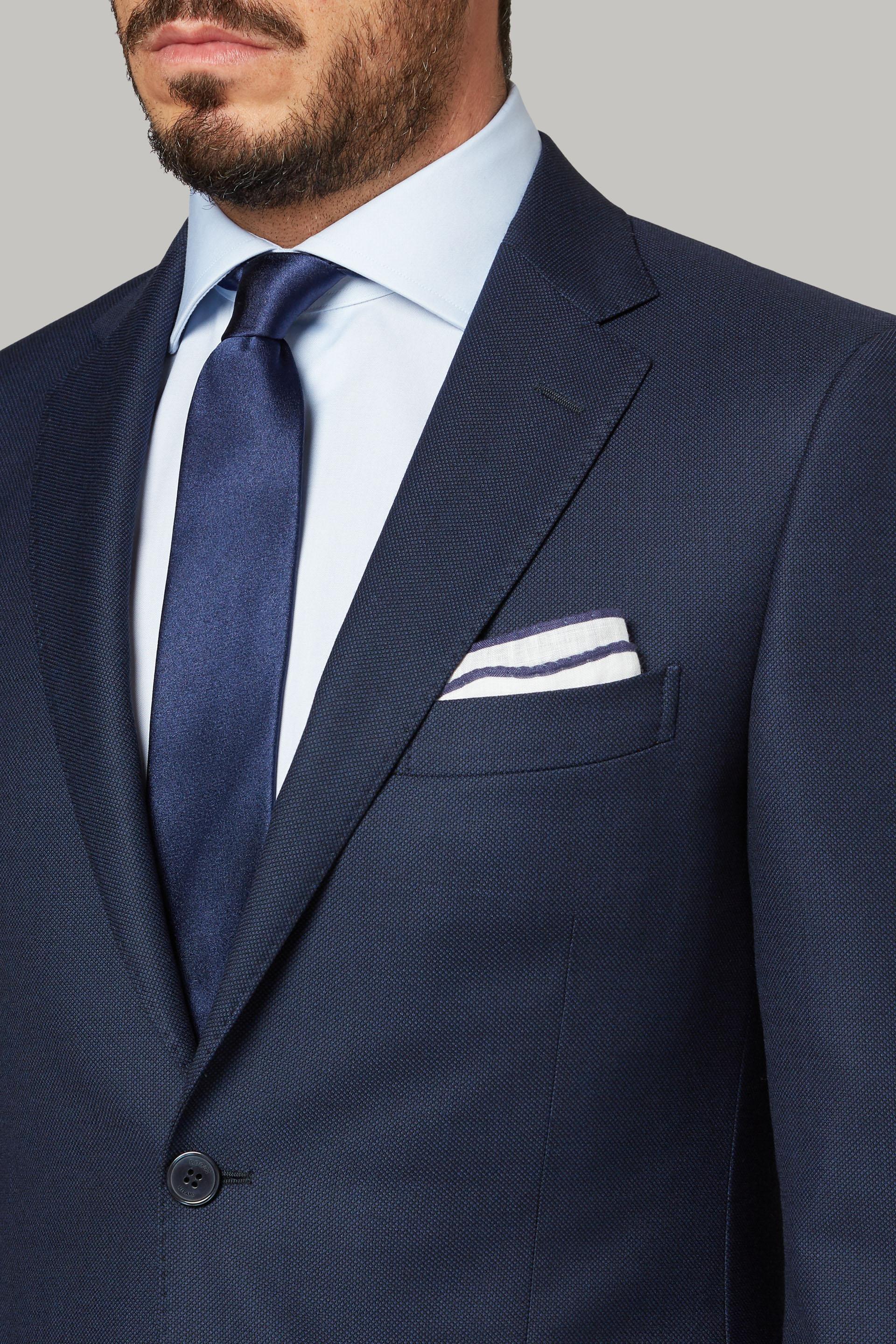 Blue Paris Slim Suit Jacket, , large image number 0