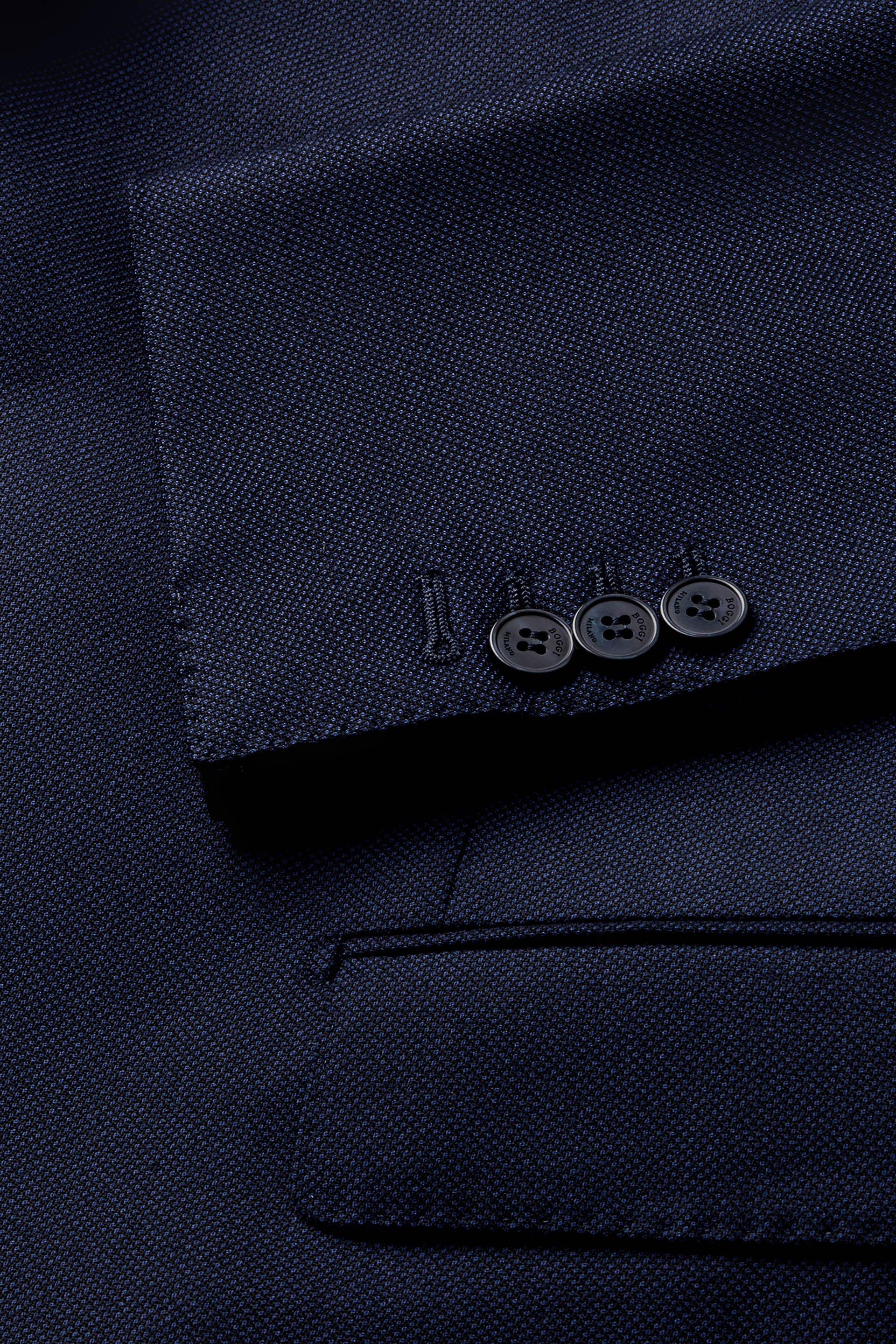 Blue Paris Slim Suit Jacket, , large image number 7