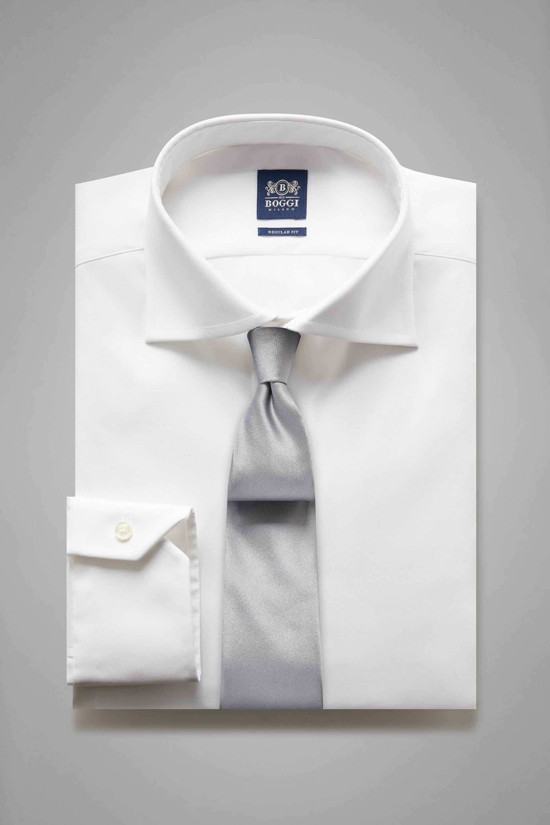Stretch Cotton Formal Shirt, , large image number 0