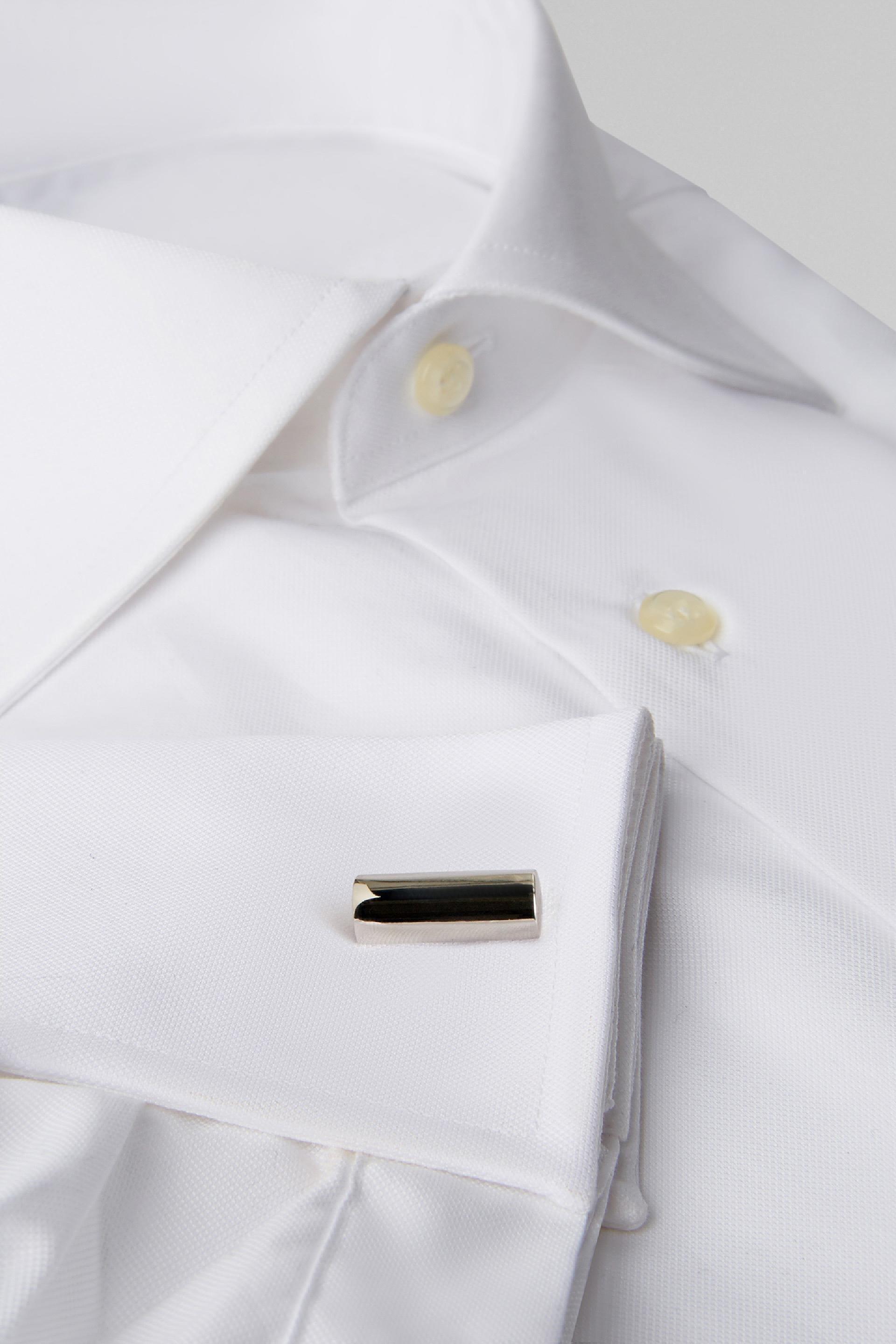 Boggi Milano - Grey Bar Logo Cufflinks