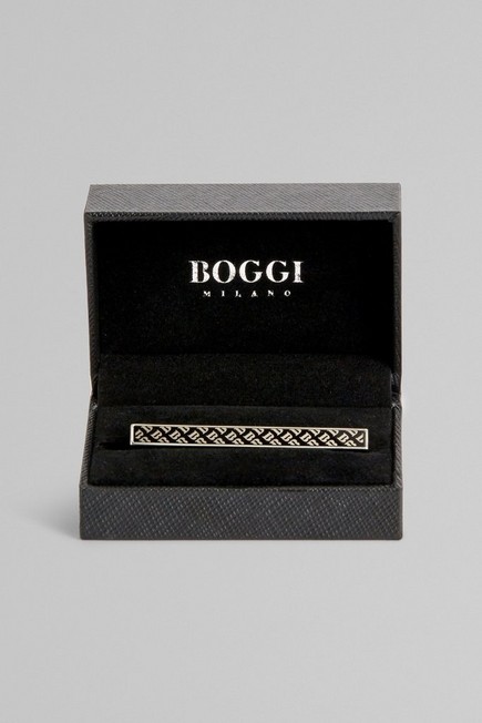 Boggi Milano - Silver Logo Tie Clip