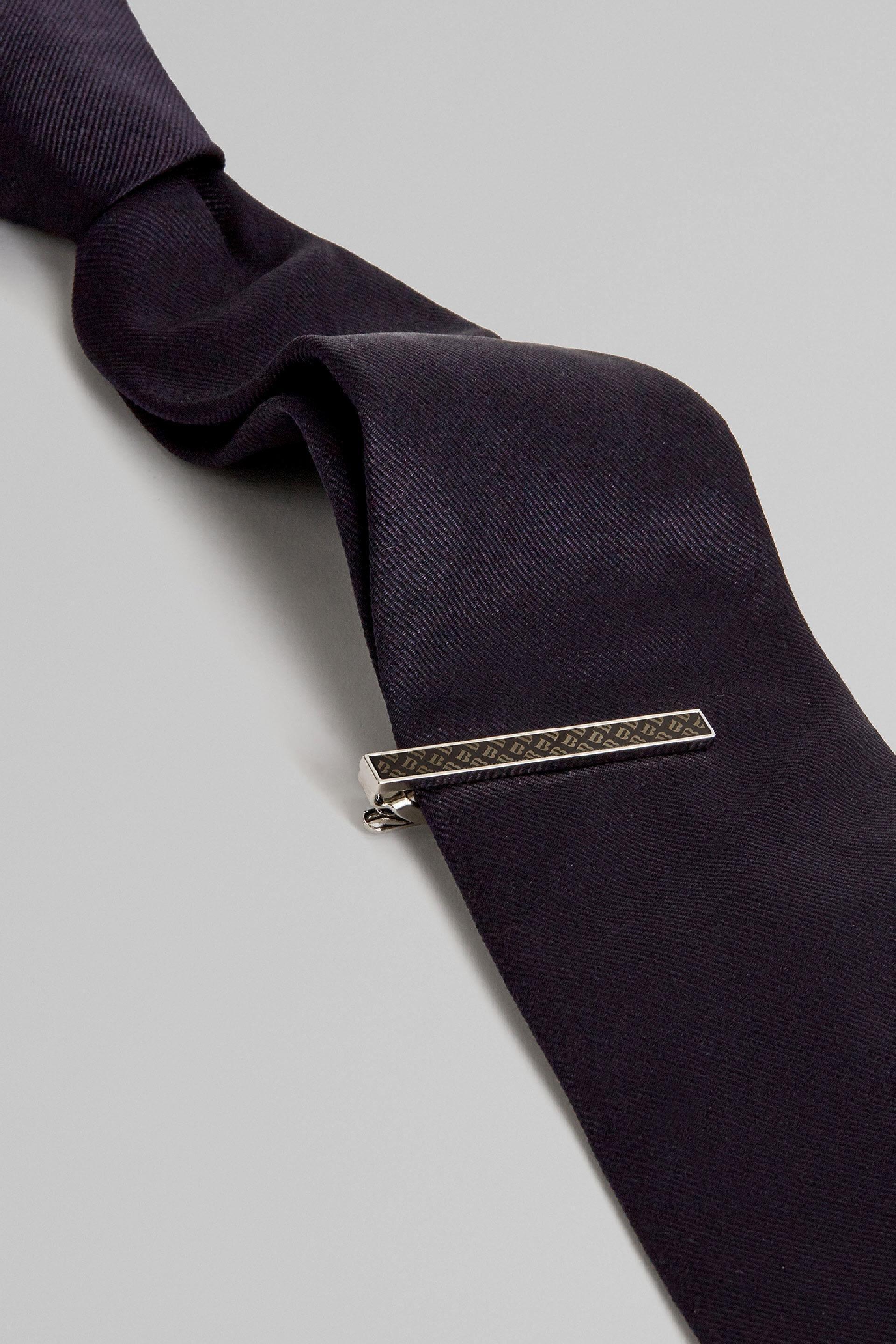 Logo Tie Clip Grey, Silver, large image number 3