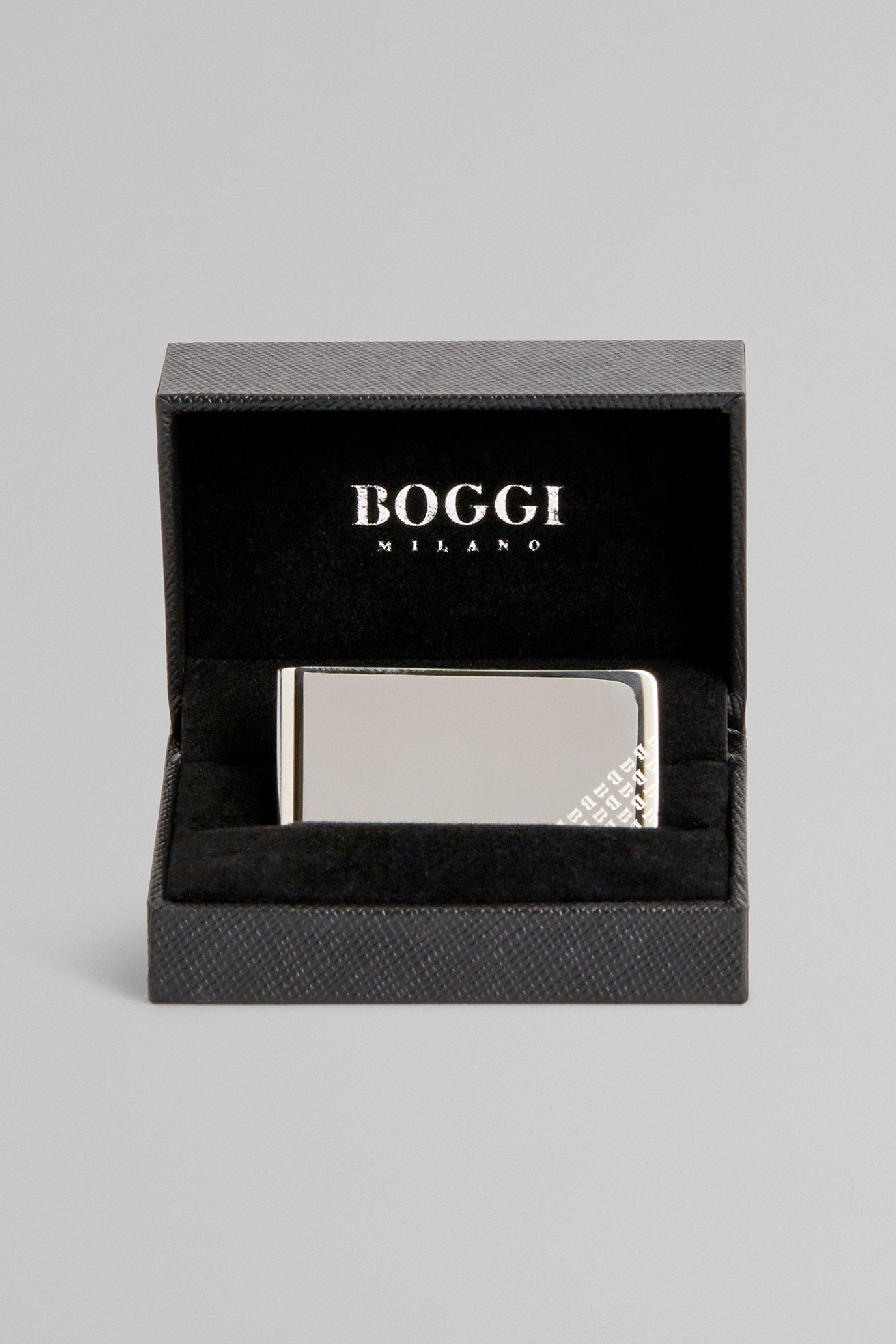 Silver Logo Money Clip, Silver, large image number 0