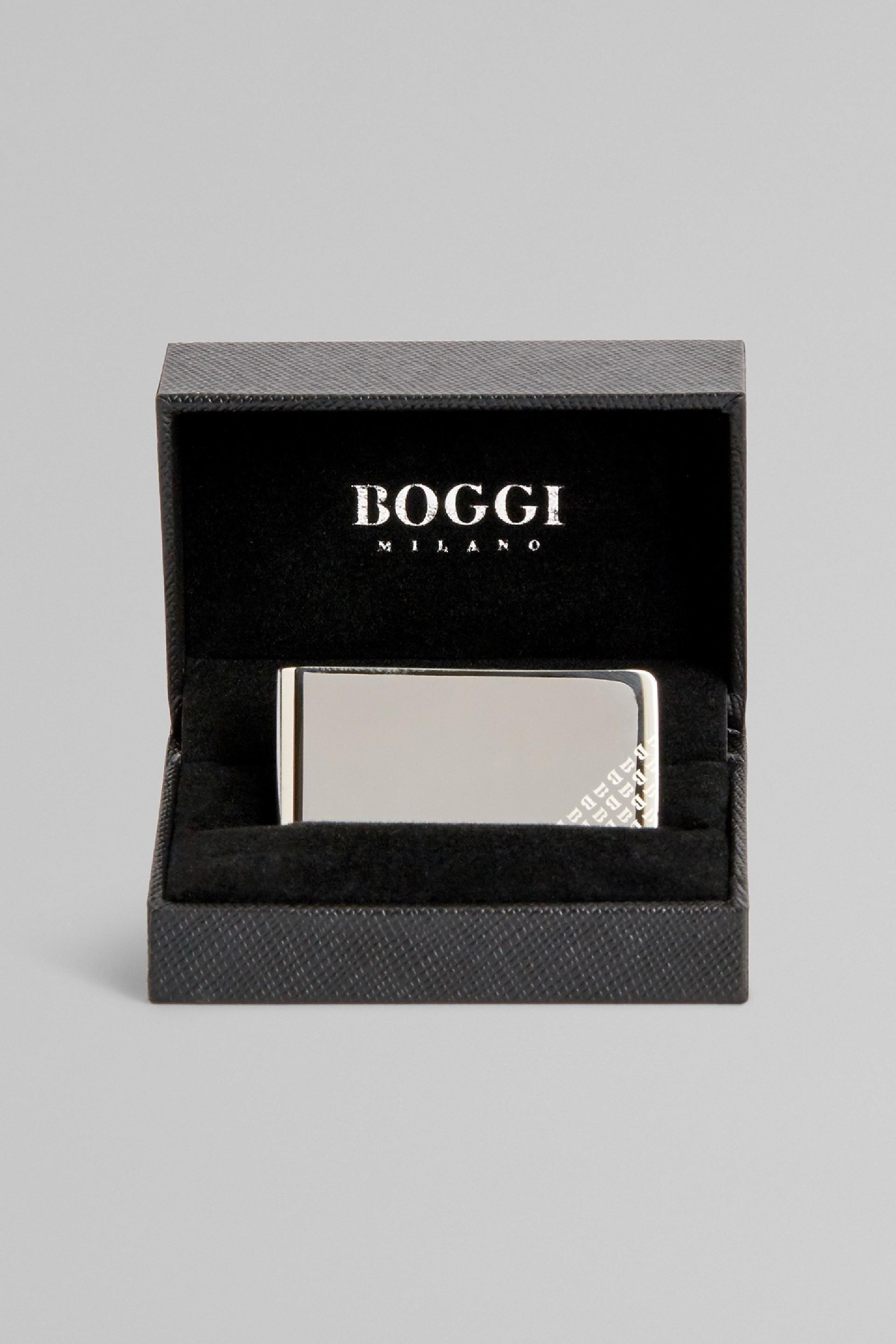 Silver Logo Money Clip, Silver, large image number 1