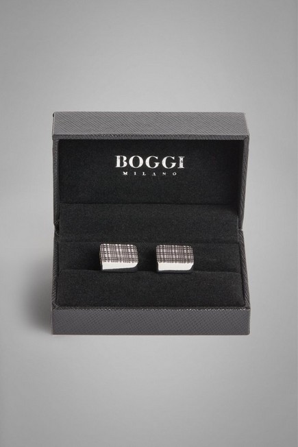 Boggi Milano - Grey Square Cufflinks