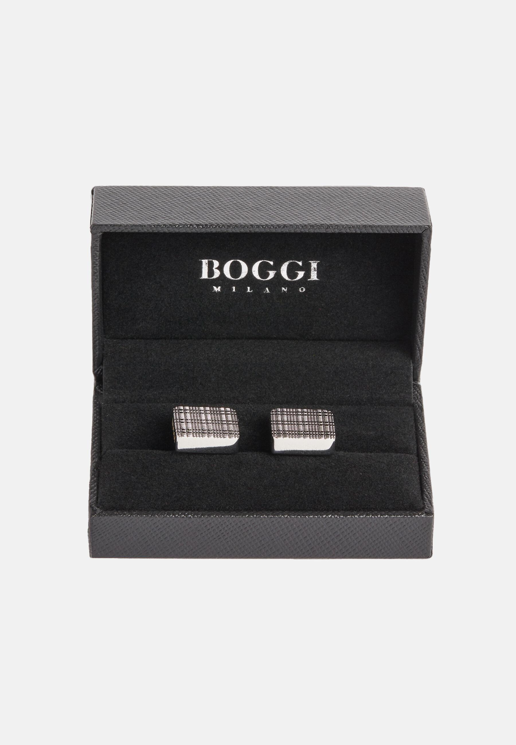 Square Cufflinks, Silver, Silver, large image number 0