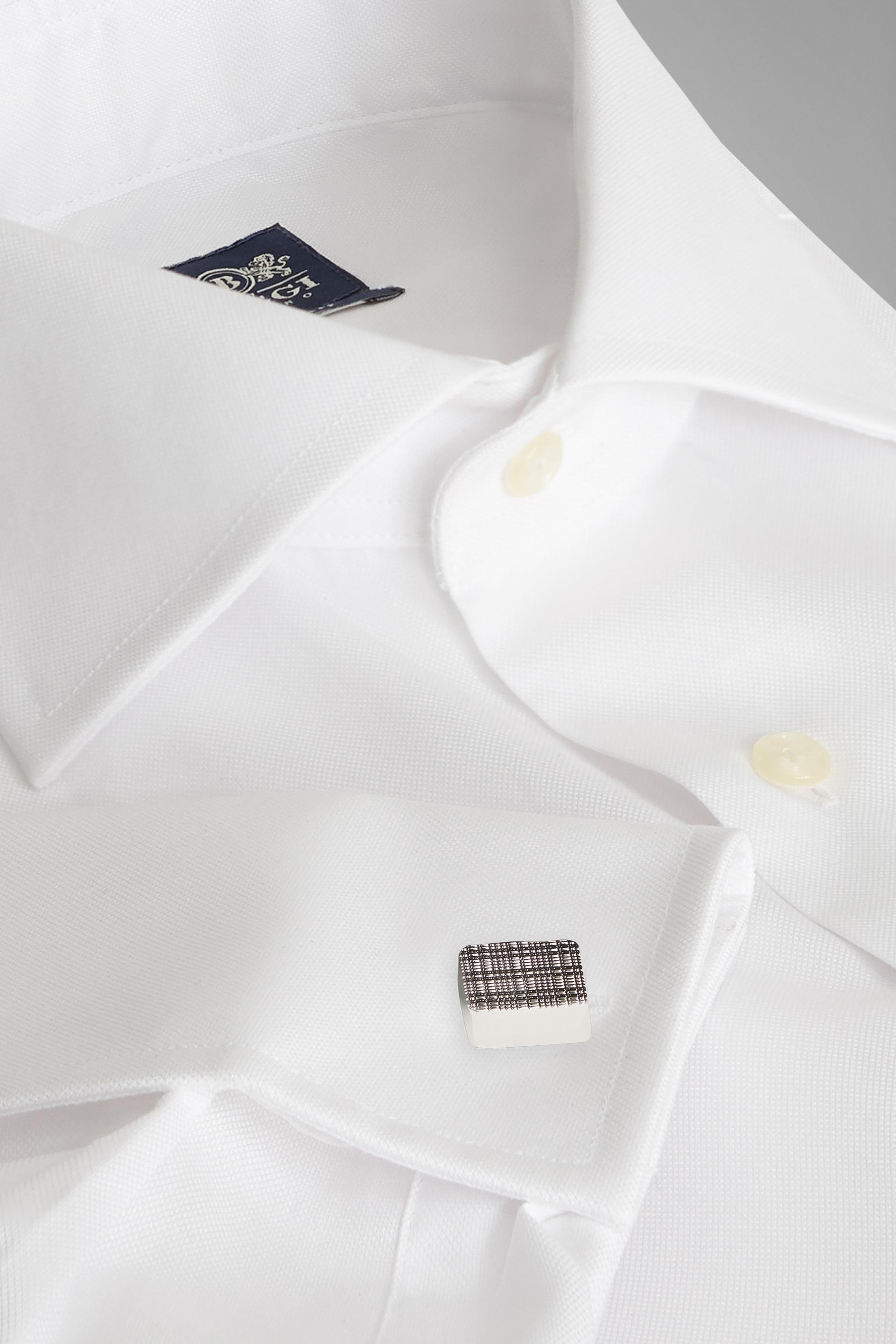 Grey Square Cufflinks, Silver, large image number 1