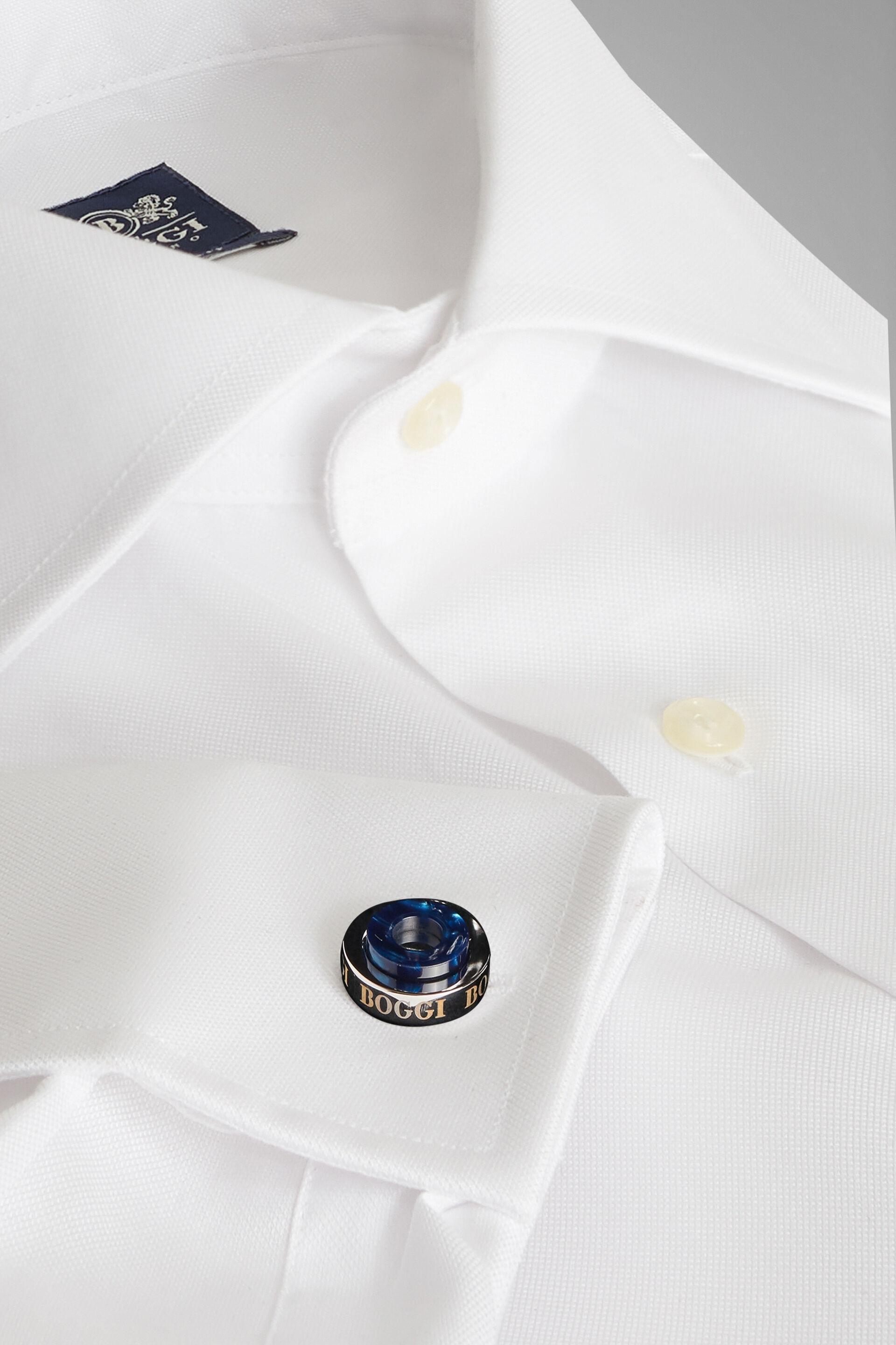 Contrasting Round Metal Cufflinks Silver, Silver, medium