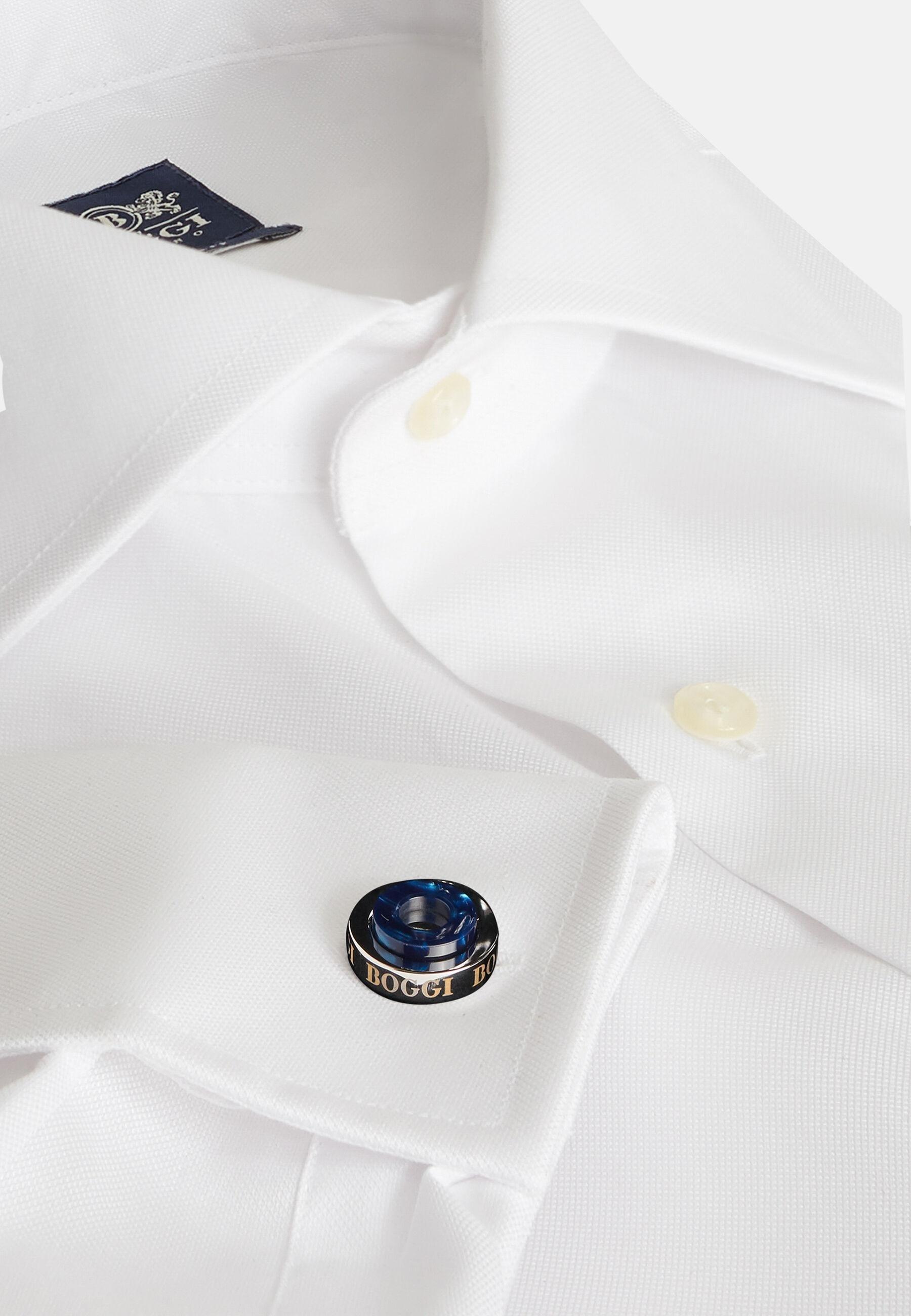 Circular Cufflinks with Contrast, Silver, Silver, medium