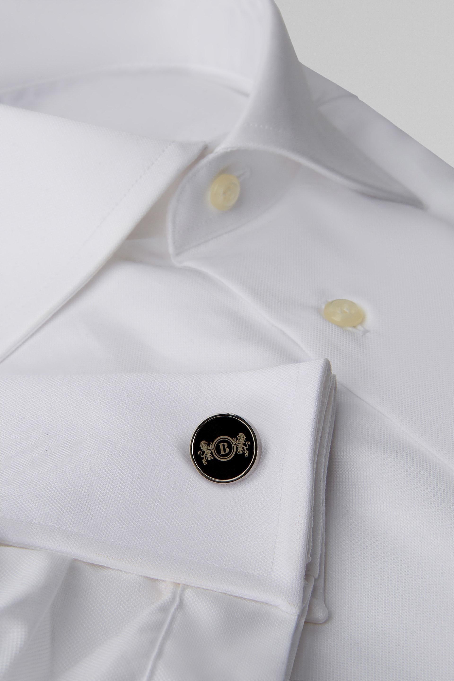 Boggi Milano - Grey Circular Logo Cufflinks