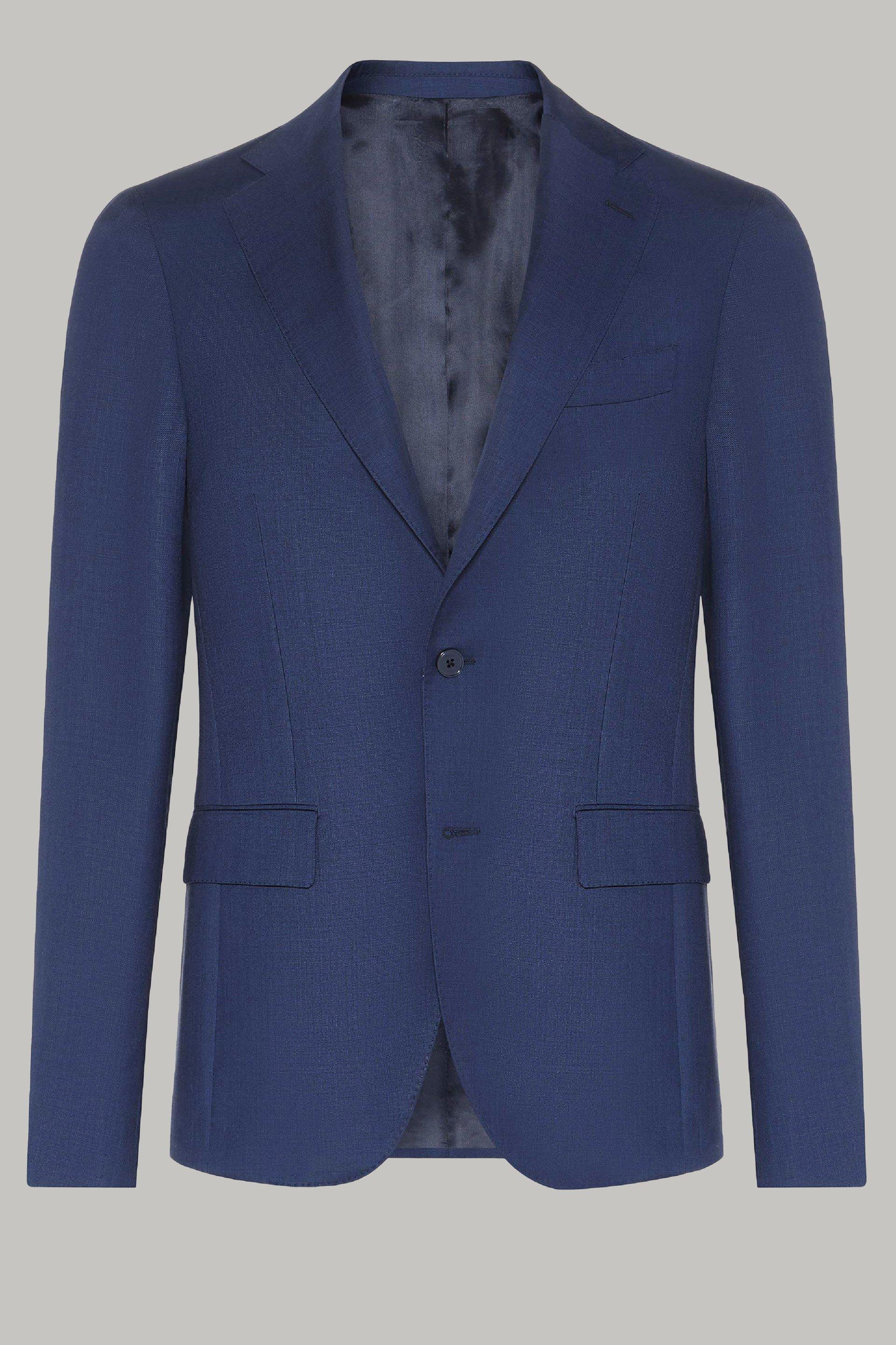 Blue Super 110 Wool Jacket, , large image number 8