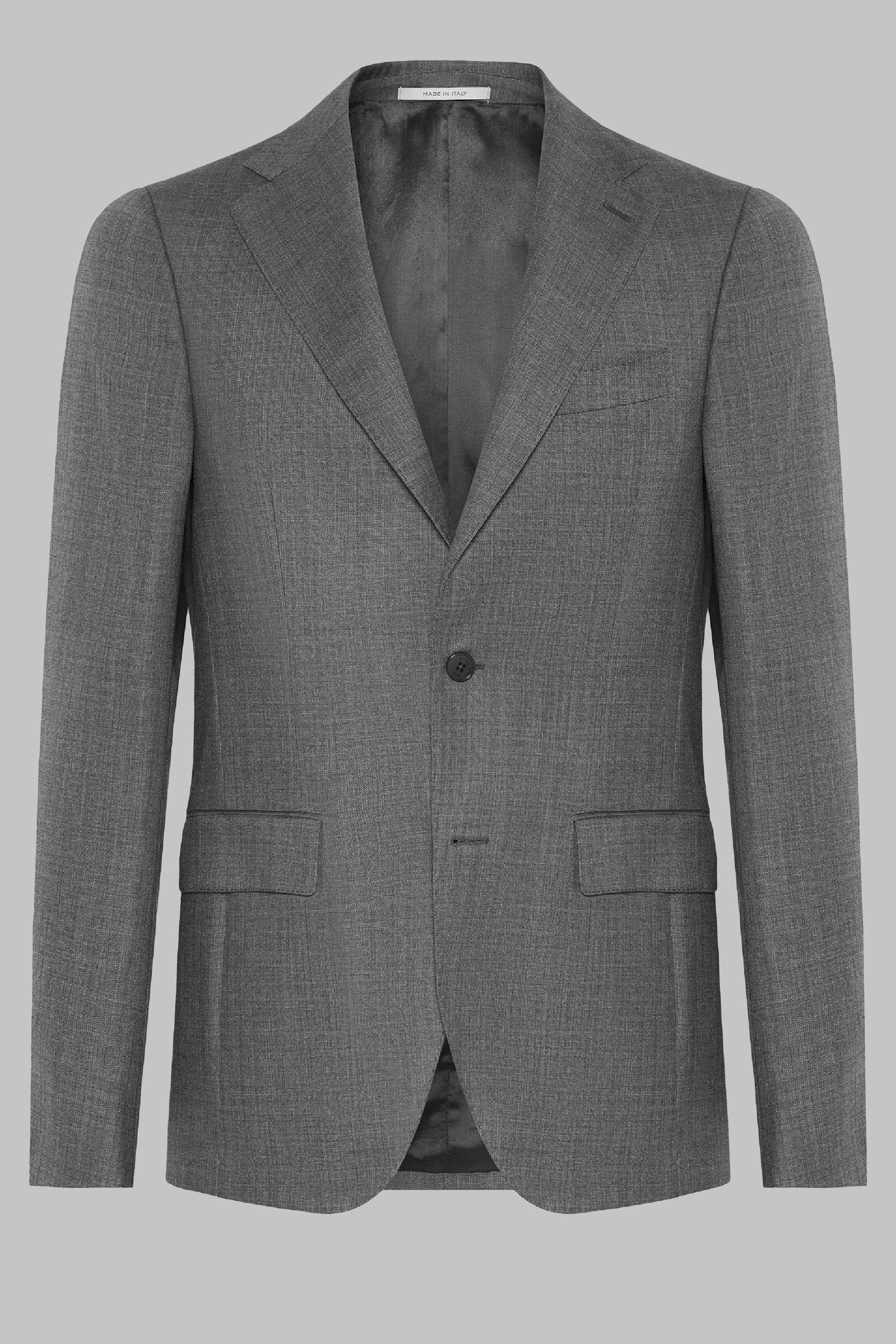 Super 110 Wool Jacket Grey, Grey, large image number 9