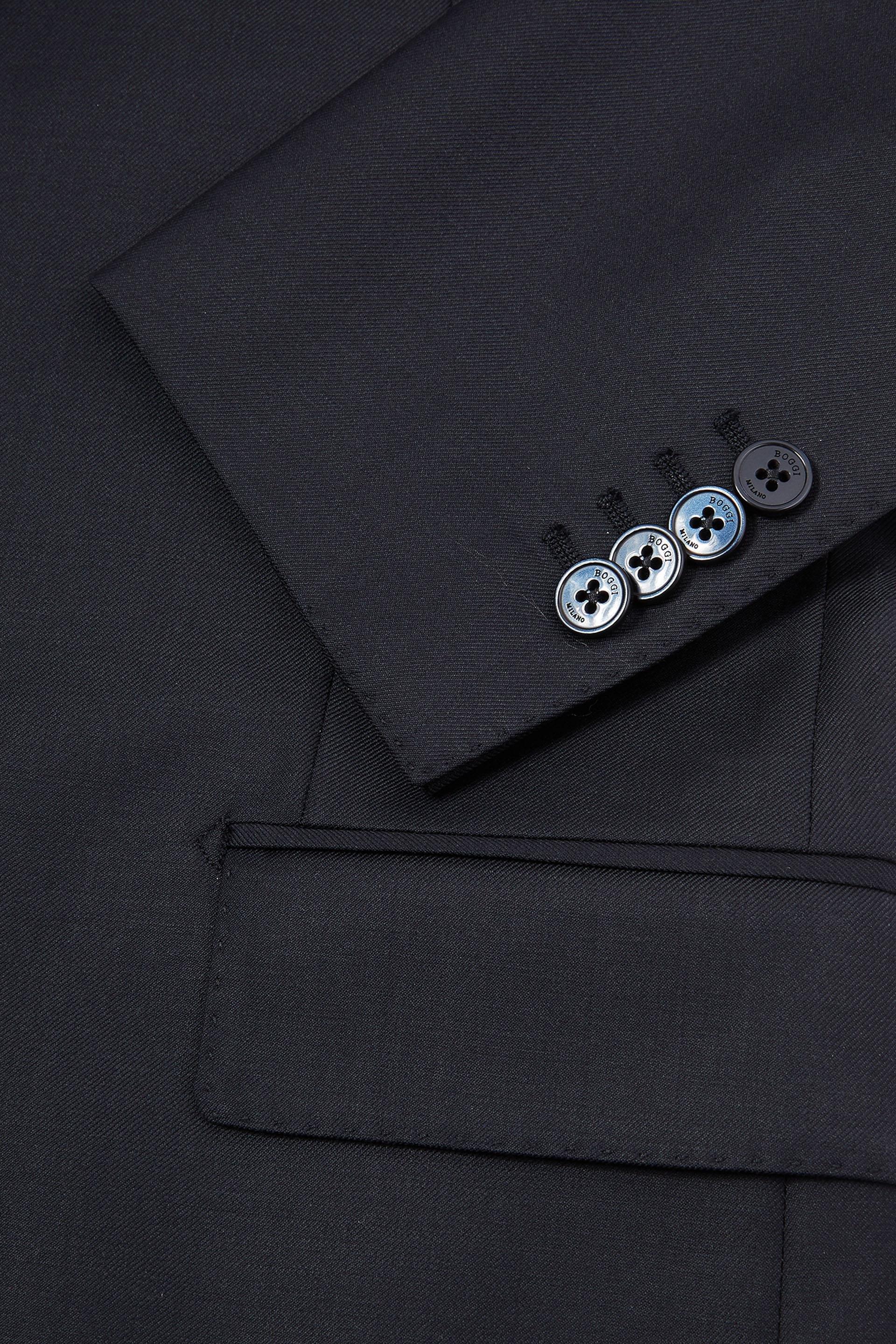 Navy Stretch Extra Slim Suit Jacket, , large image number 8