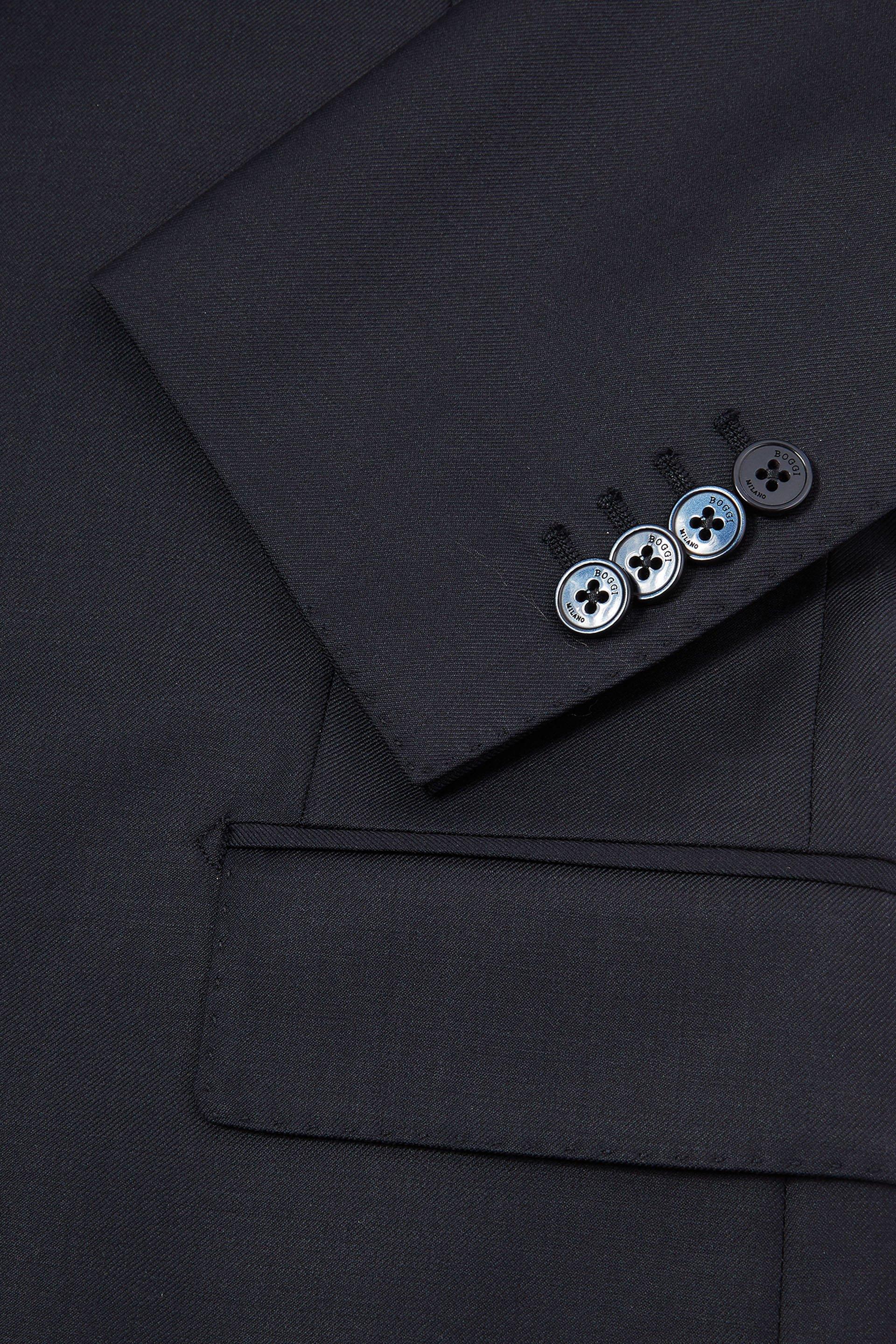 Navy Stretch Extra Slim Suit Jacket, , large image number 9