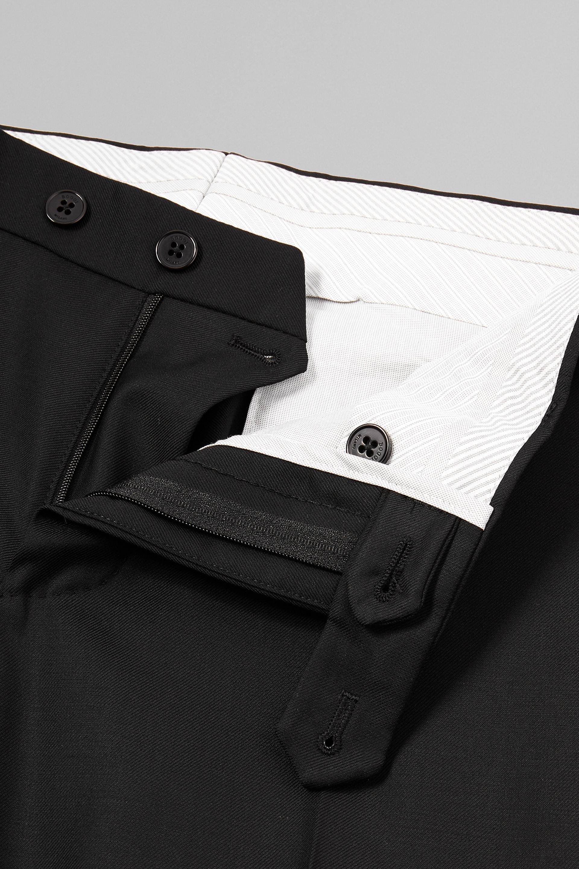 Black Stretch Wool Nizza Suit Jacket- Extra Slim, , large image number 11
