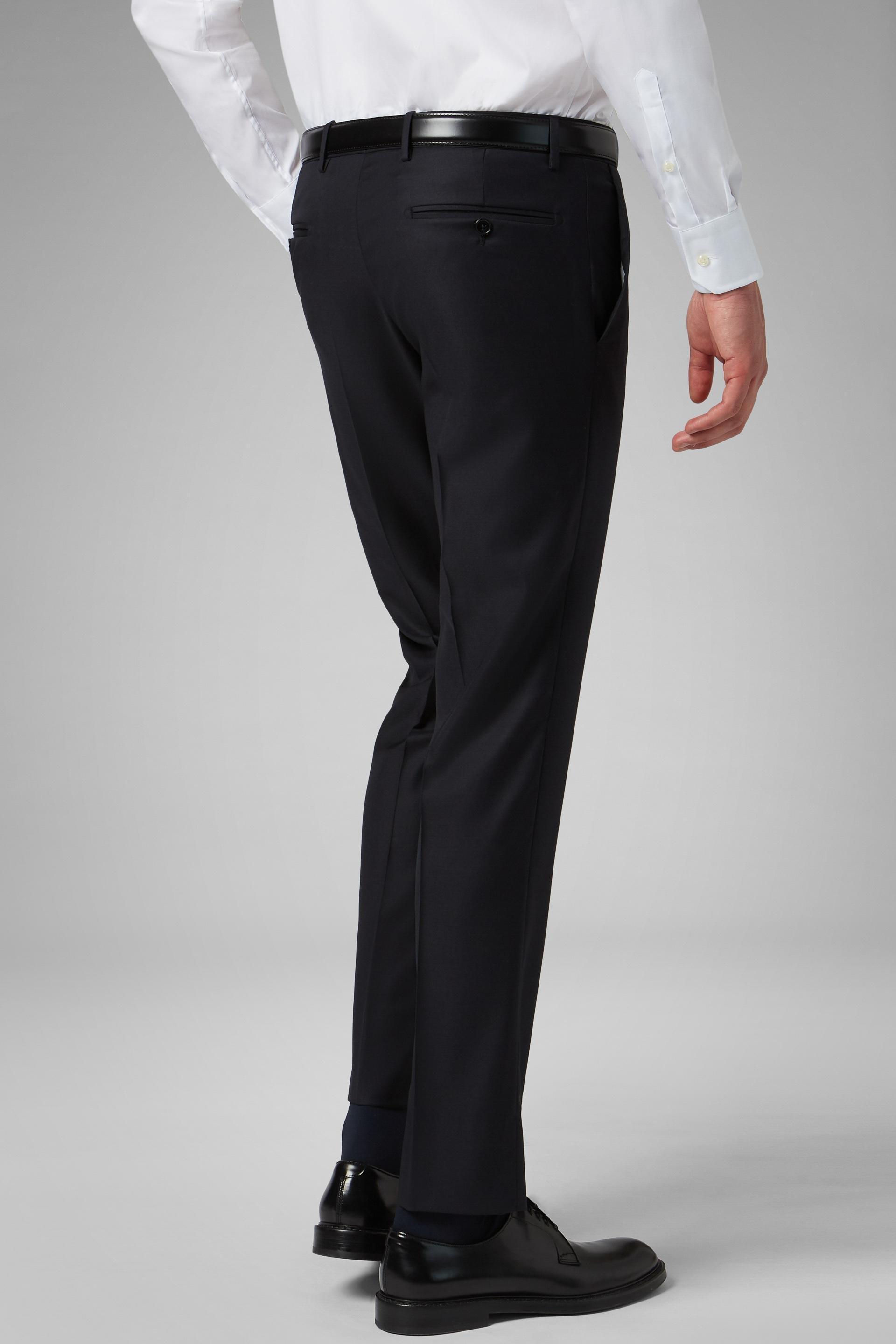 Navy Stretch Extra Slim Suit Trousers, , large image number 1
