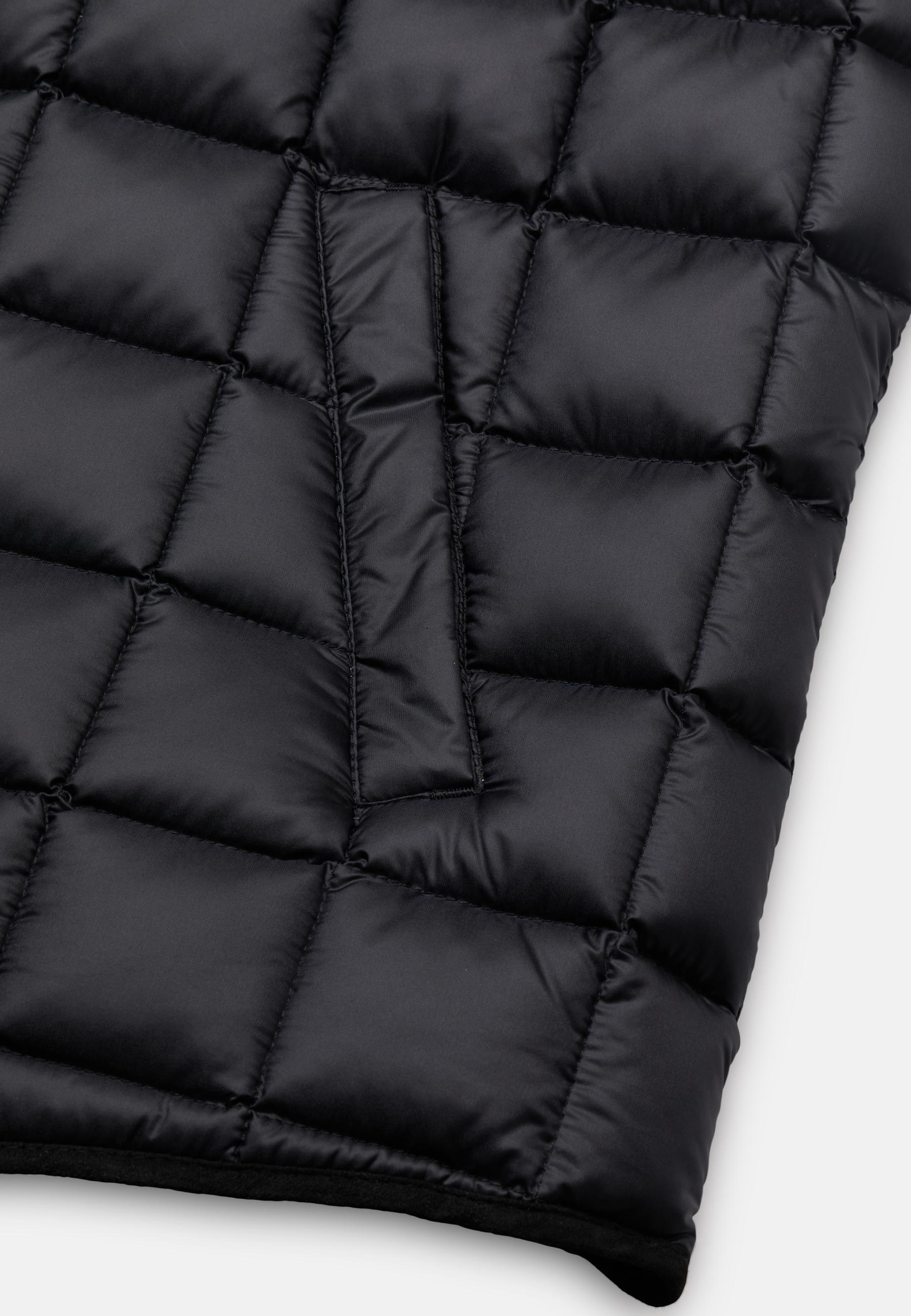 Black Down-Filled Quilted Nylon Gilet , , large image number 7