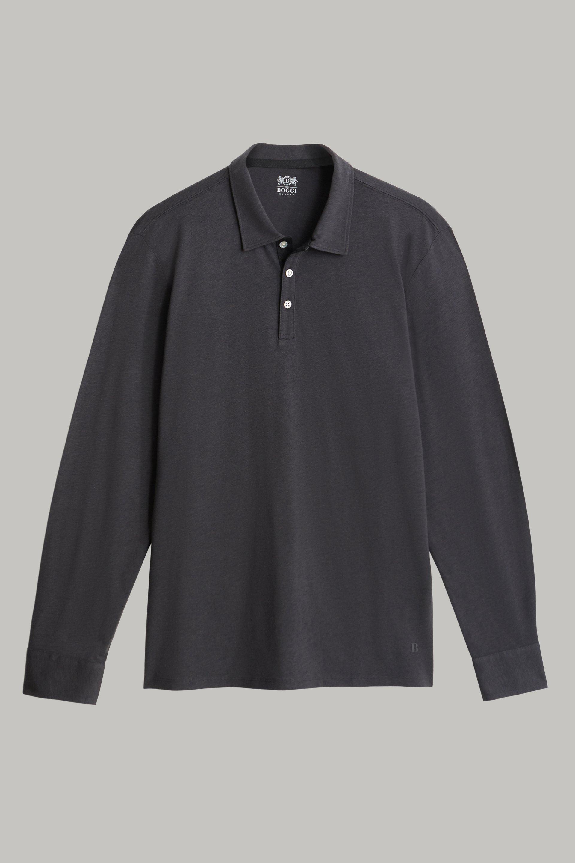 قميص بولو "حمي بأكمام طويلة للرجال - عادي, 3901_ANTR, large image number 2