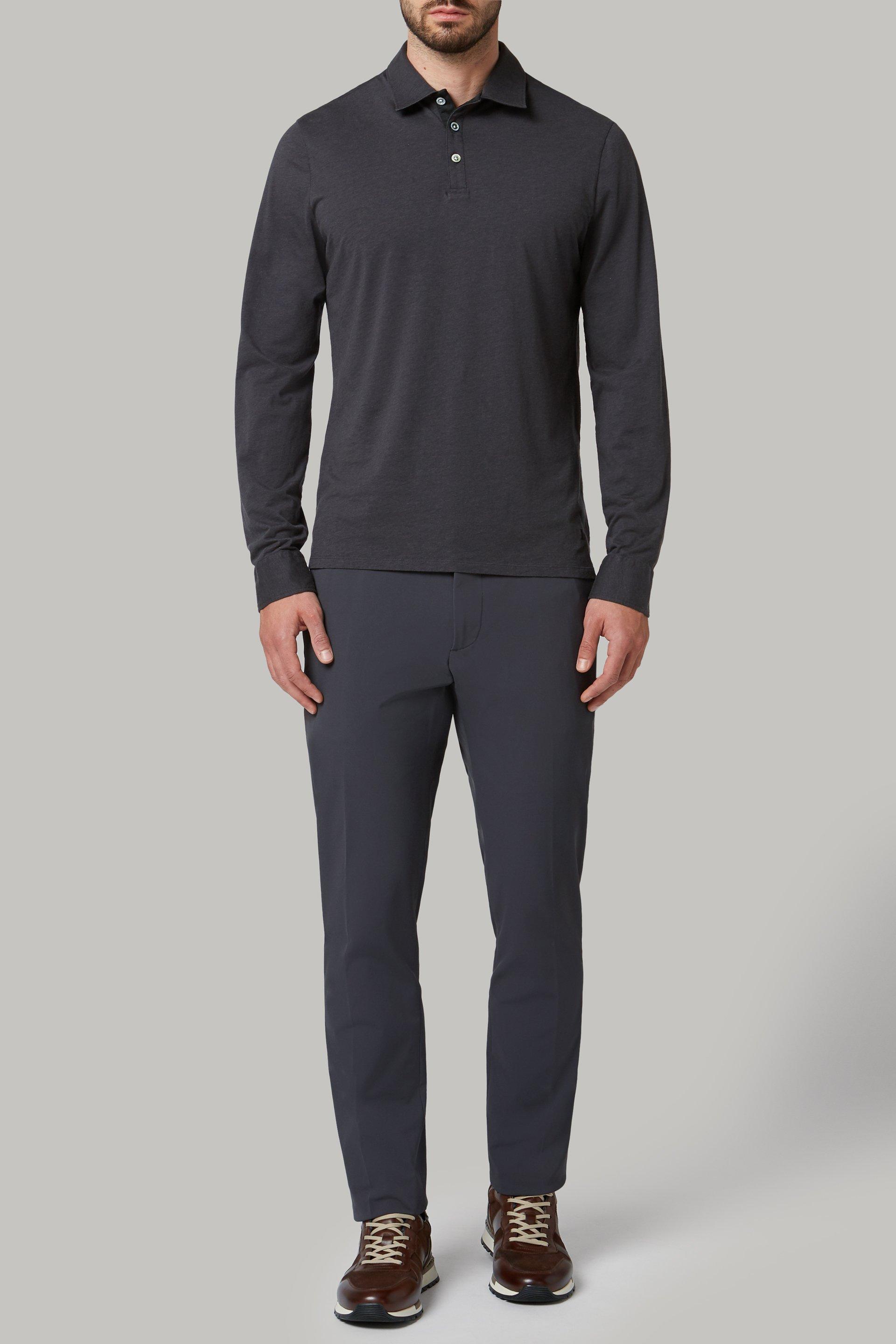 قميص بولو "حمي بأكمام طويلة للرجال - عادي, 3901_ANTR, large image number 4