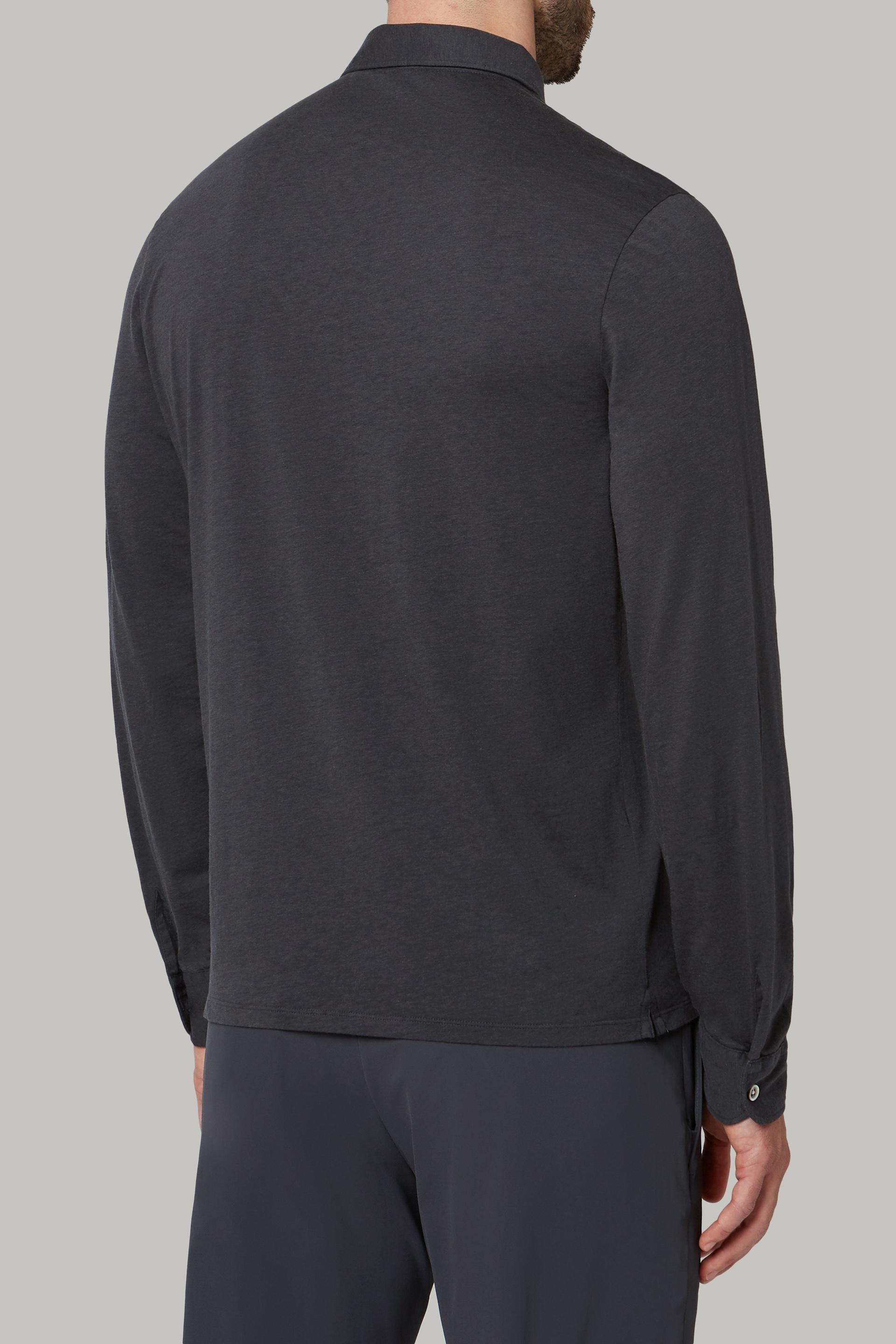 قميص بولو "حمي بأكمام طويلة للرجال - عادي, 3901_ANTR, large image number 5