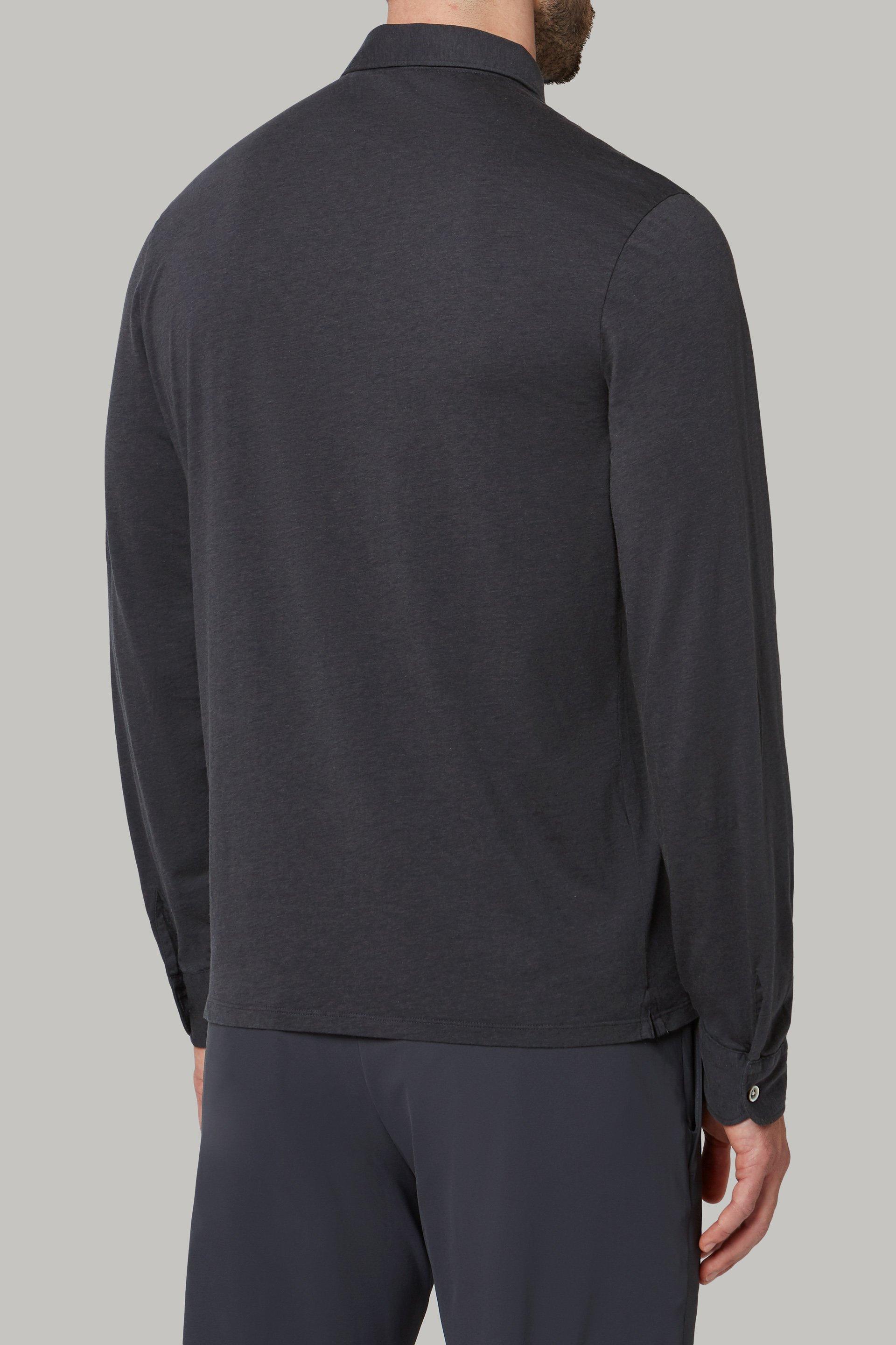 قميص بولو "حمي بأكمام طويلة للرجال - عادي, 3901_ANTR, large image number 6