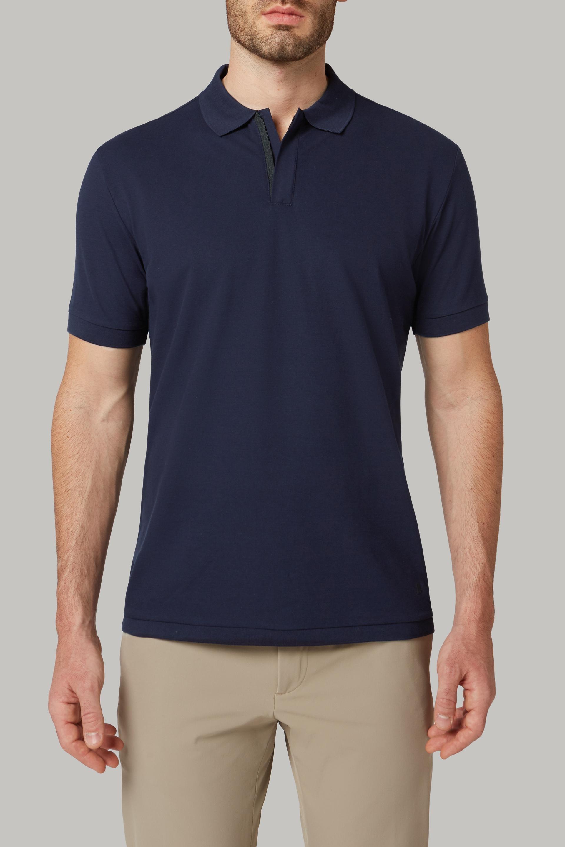 Blue Polo Shirt, 3901_NAVY, large image number 4