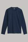 Boggi Milano - Denim Blue Long-Sleeved Cotton Jersey T-Shirt For Men - Regular