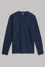 Boggi Milano - Denim Blue Long-Sleeved Cotton Jersey T-Shirt For Men - Regular