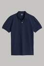Boggi Milano - Navy Cotton And Tencel Pique Polo Shirt For Men - Regular